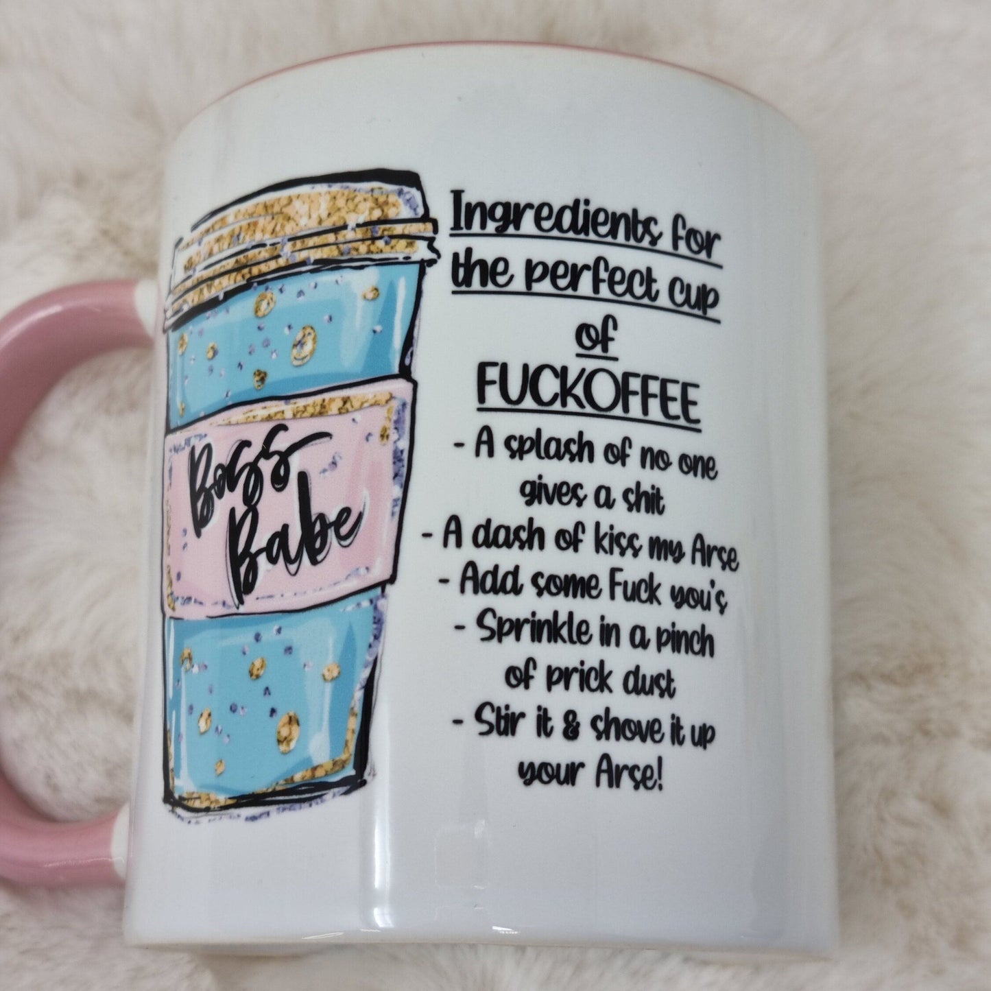 Fuckoffee Mug, Rude Mug, Funny Mug, Cup Of Fuckoffee