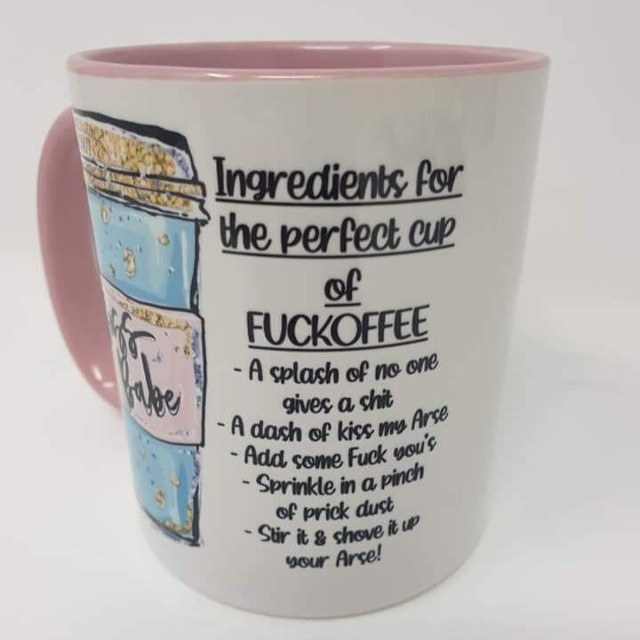 Fuckoffee Mug, Rude Mug, Funny Mug, Cup Of Fuckoffee