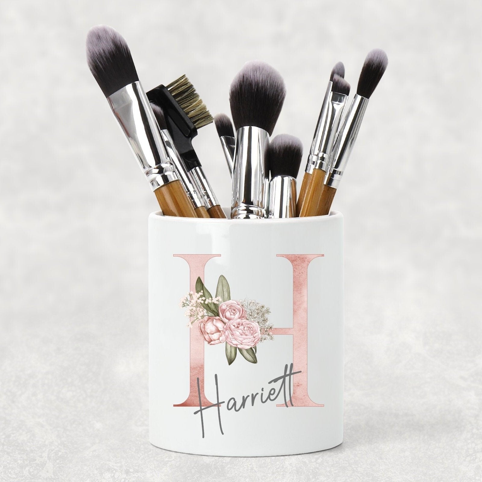 Personalised Make Up Storage Pot Desk Organiser