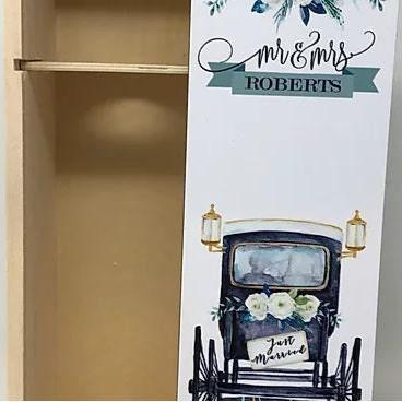 Wedding Wine Box, Wooden Wine Box, Wedding Gift Keepsake