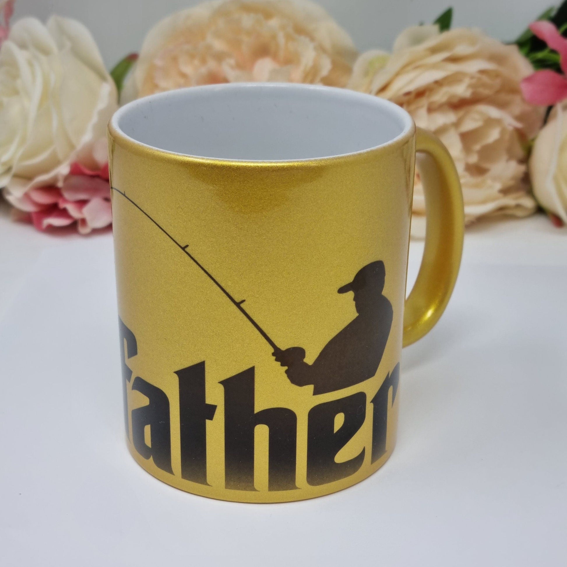 Gold Fishing Mug