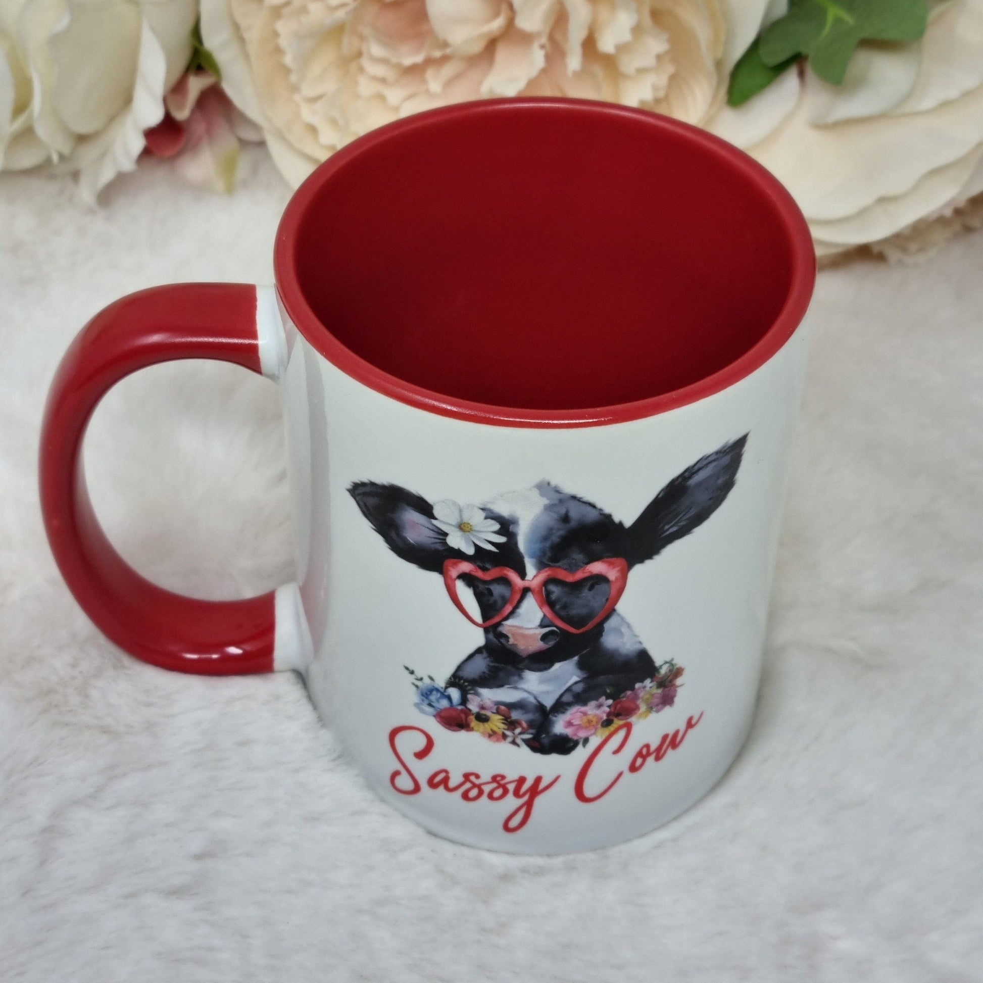 Personalised Sassy Cow Mug