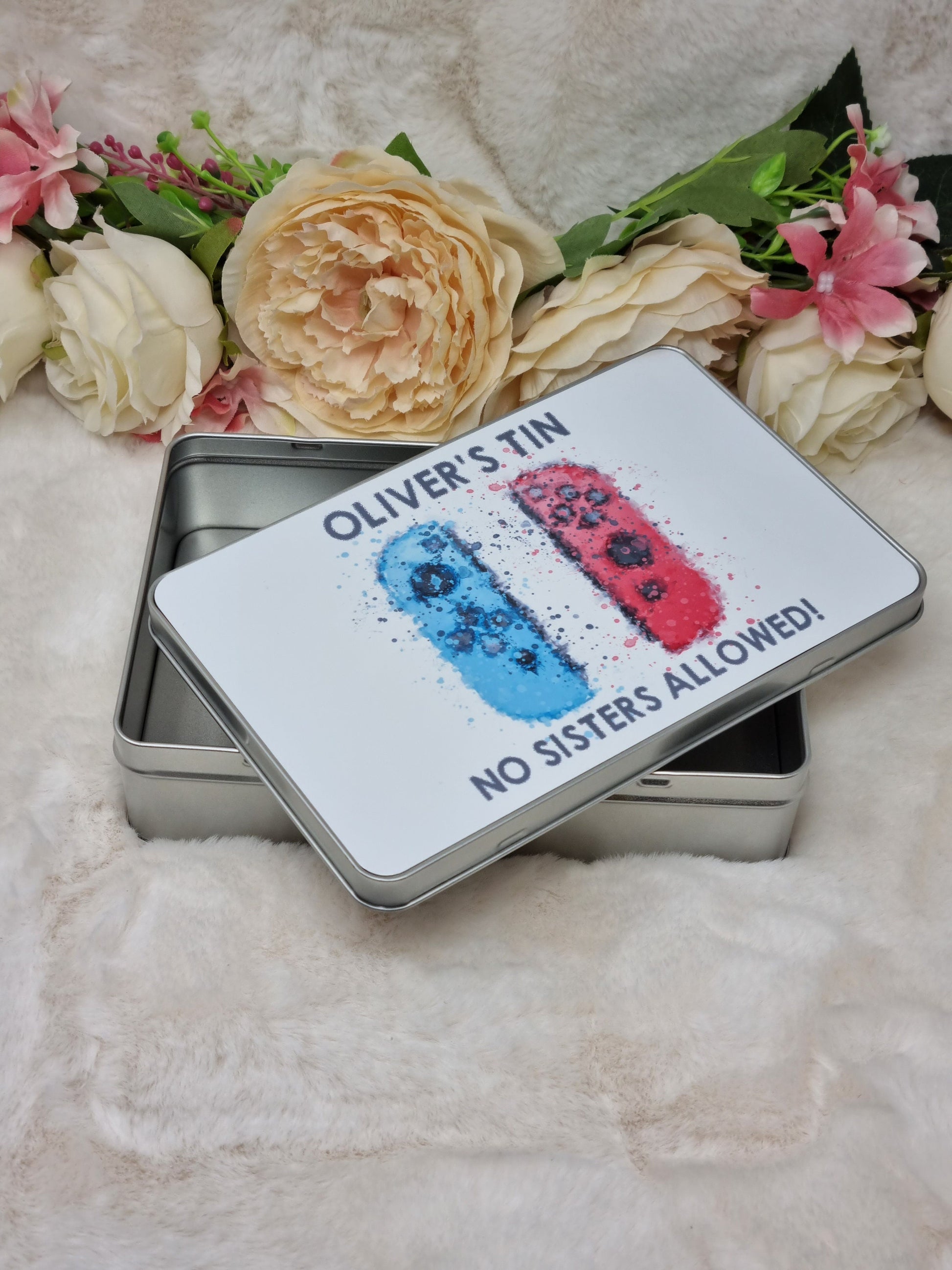 Personalised Gaming Splash Tin