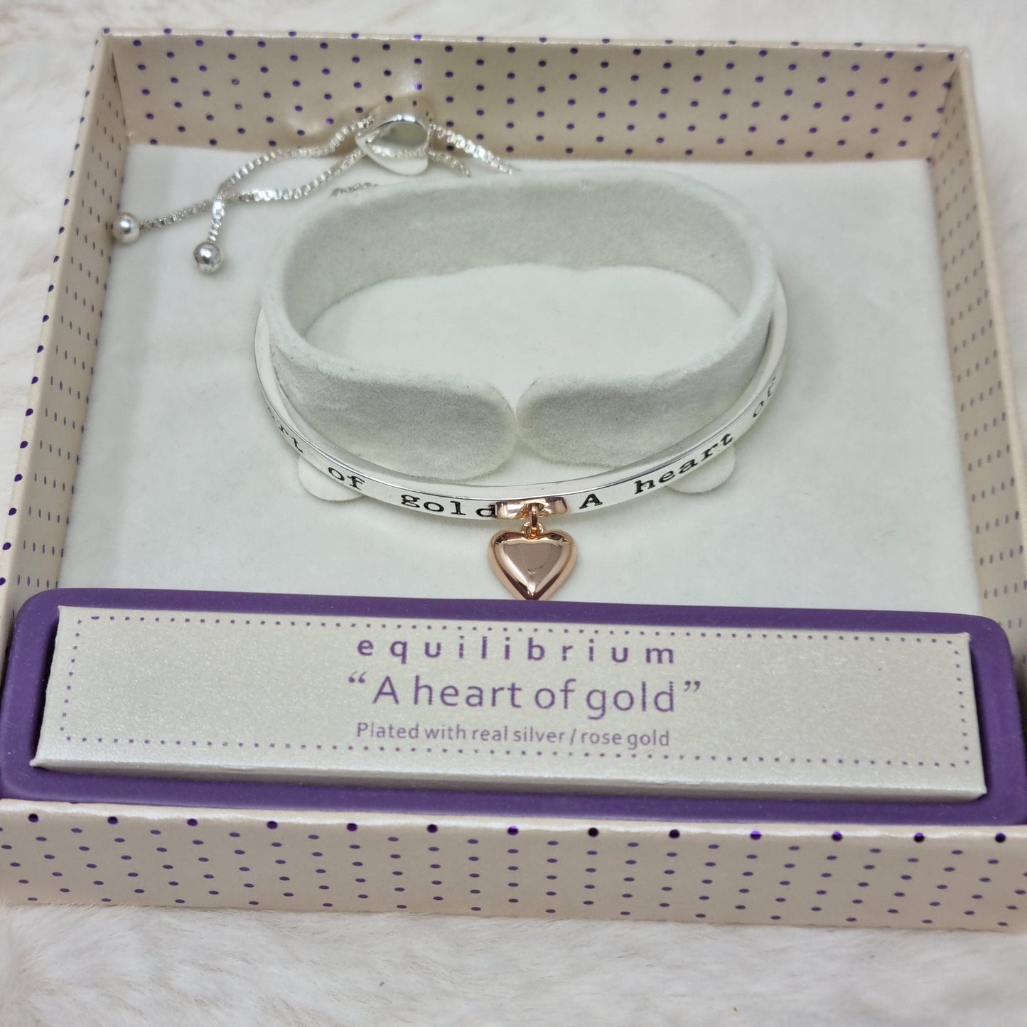 A Heart Of Gold Bracelet, Silver Plated Bracelet, Mother's Day Gift, Friendship Bracelet, Gift For Her