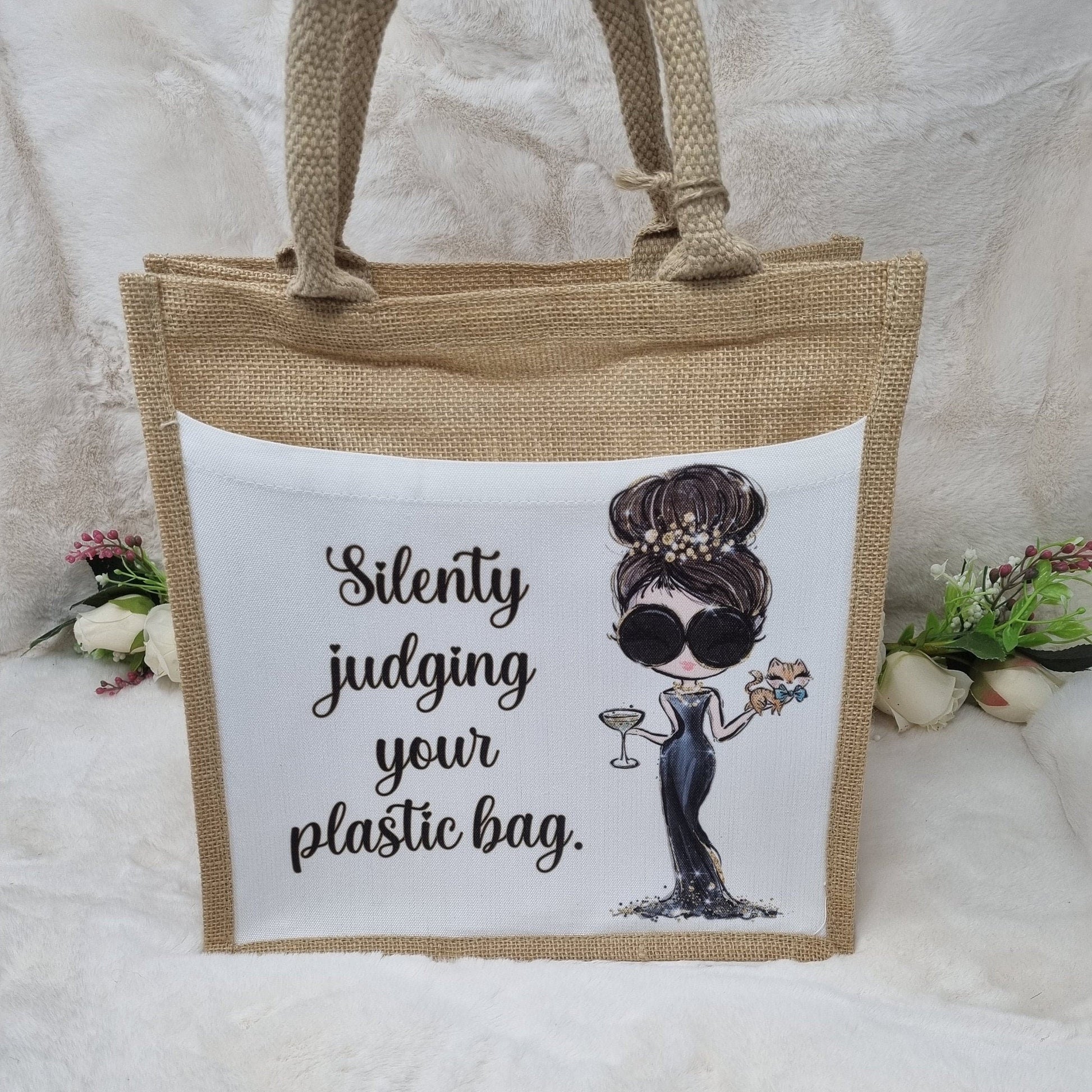 Personalised Funny Quote Jute Bag