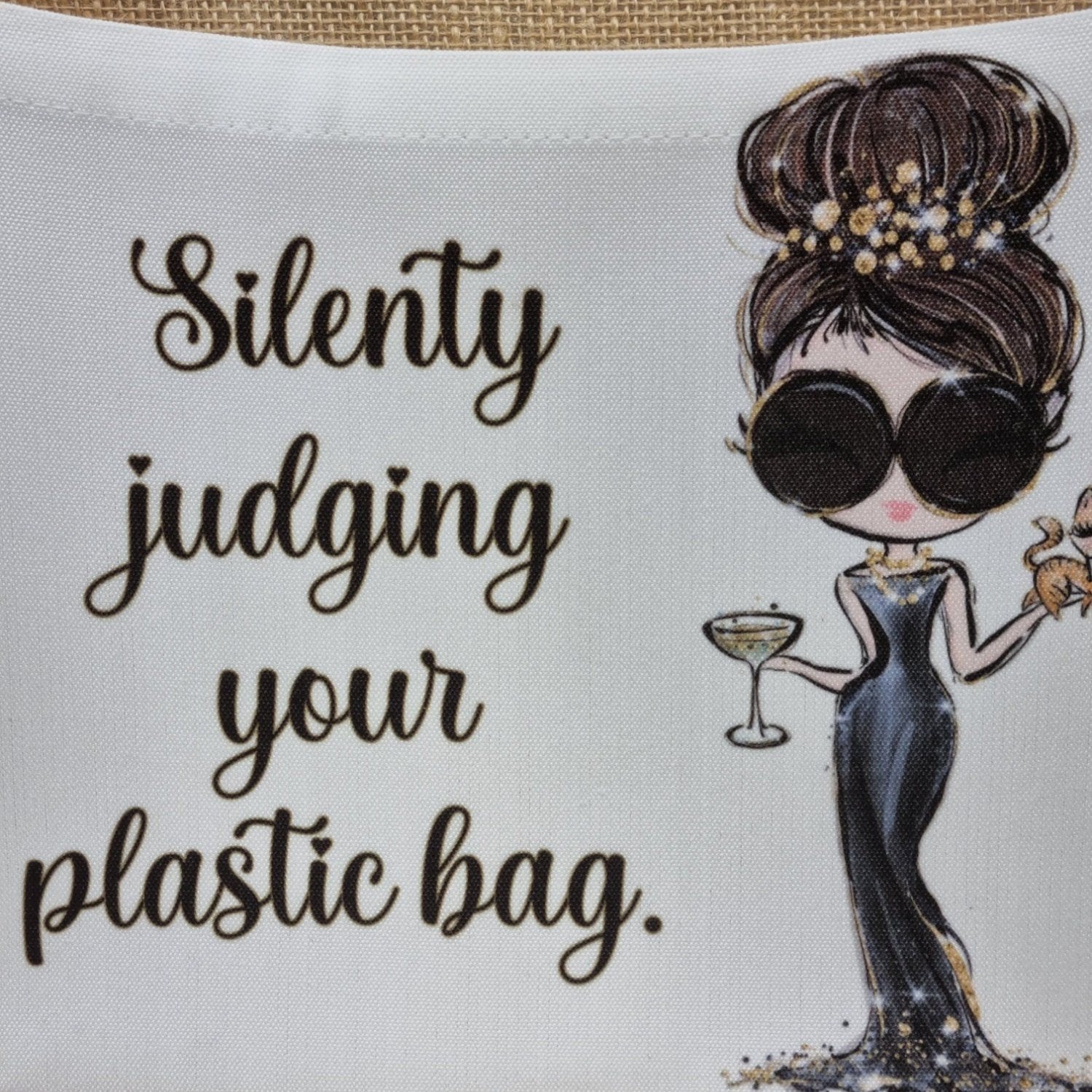 Personalised Funny Quote Jute Bag