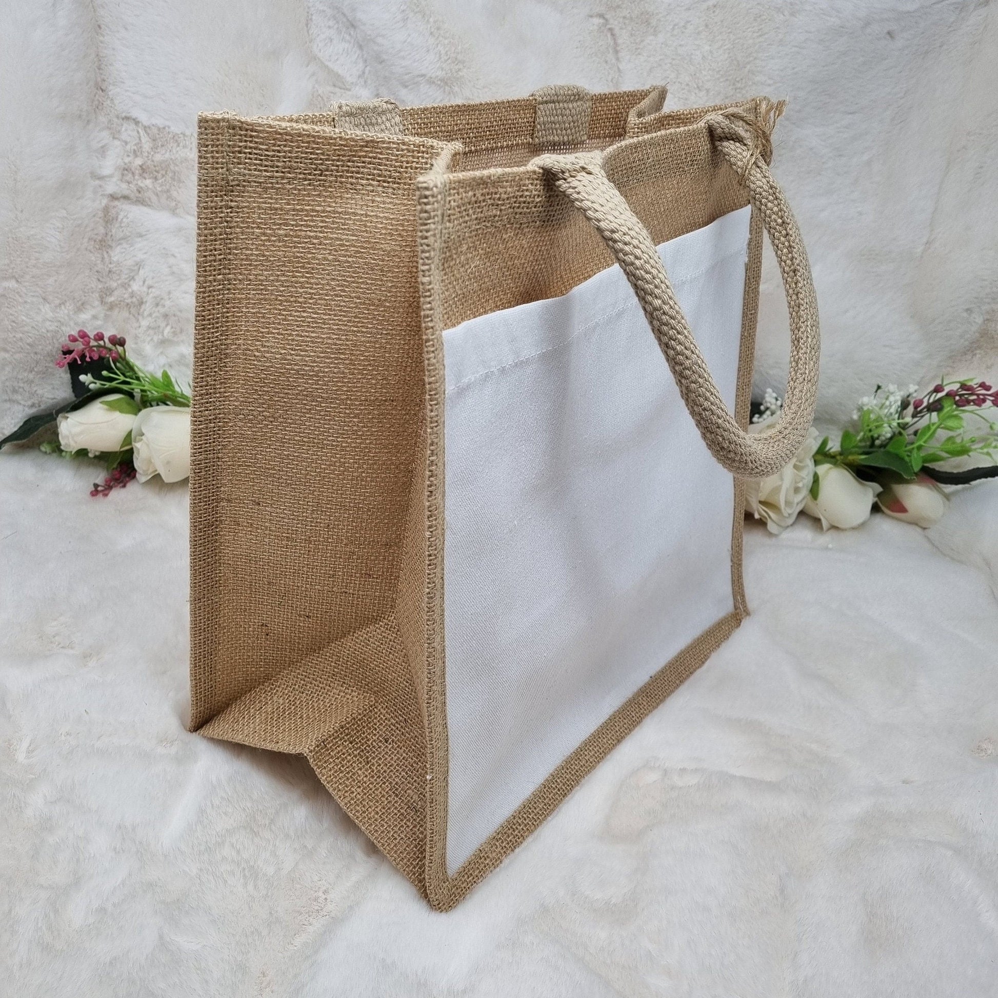 Personalised Reggae Zebra Jute Bag