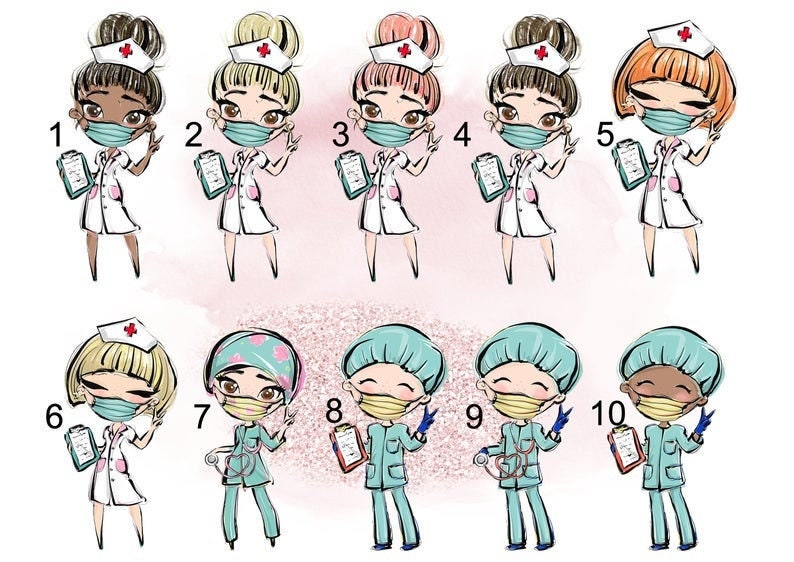 Choose Your Nurse Character Jute Bag