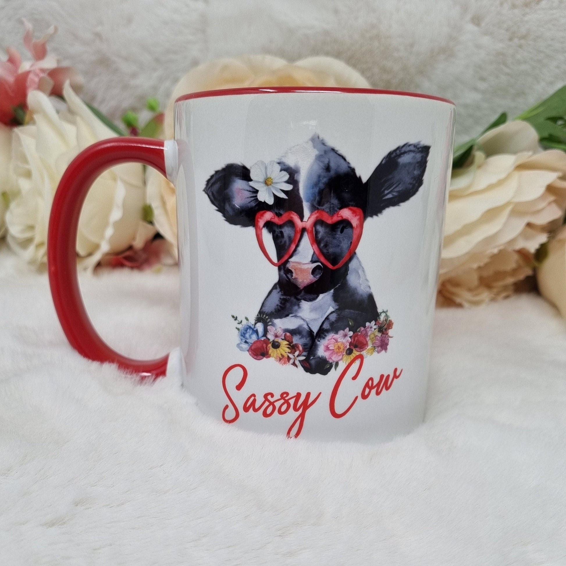 Personalised Sassy Cow Mug