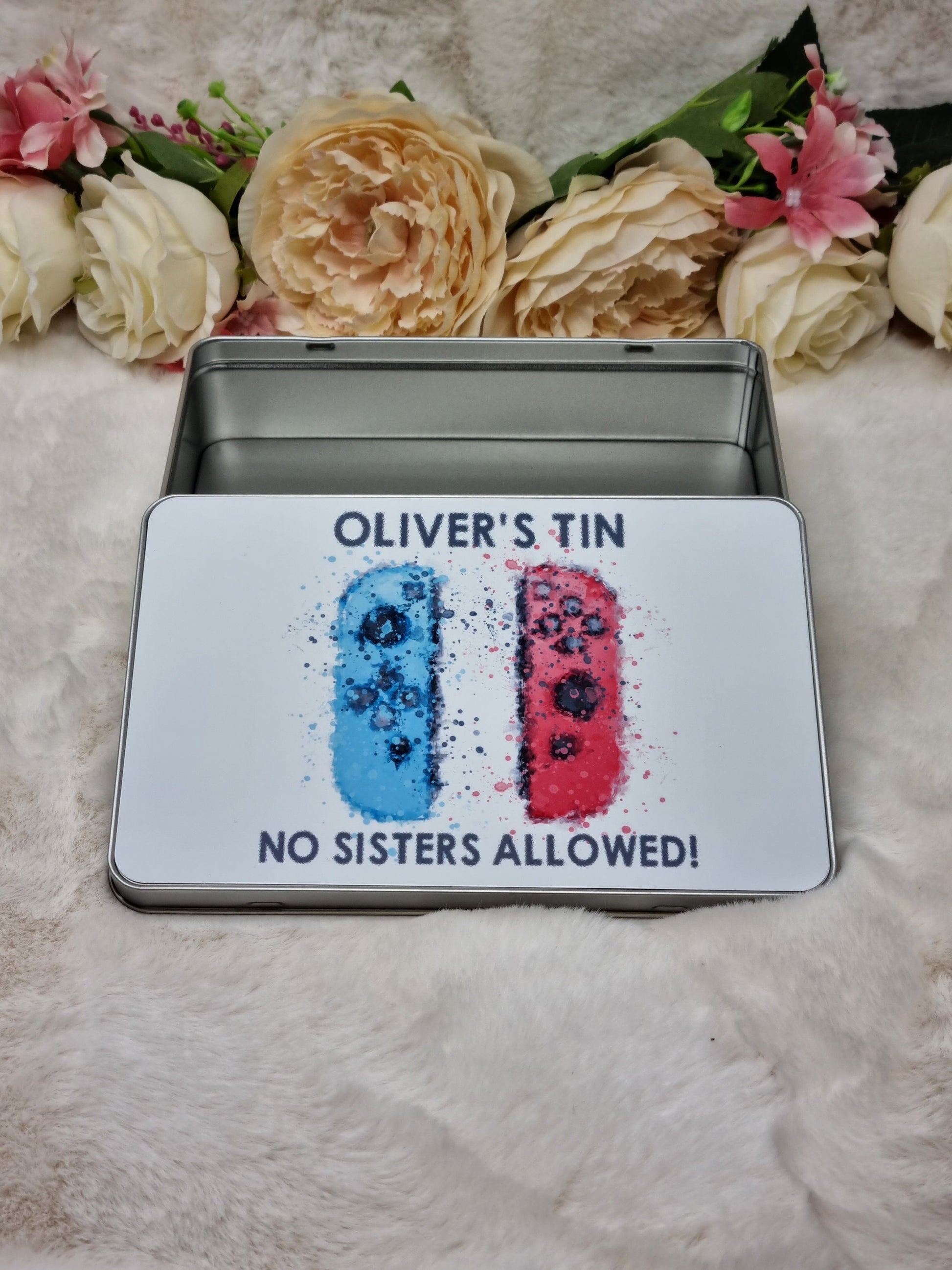 Personalised Gaming Splash Tin