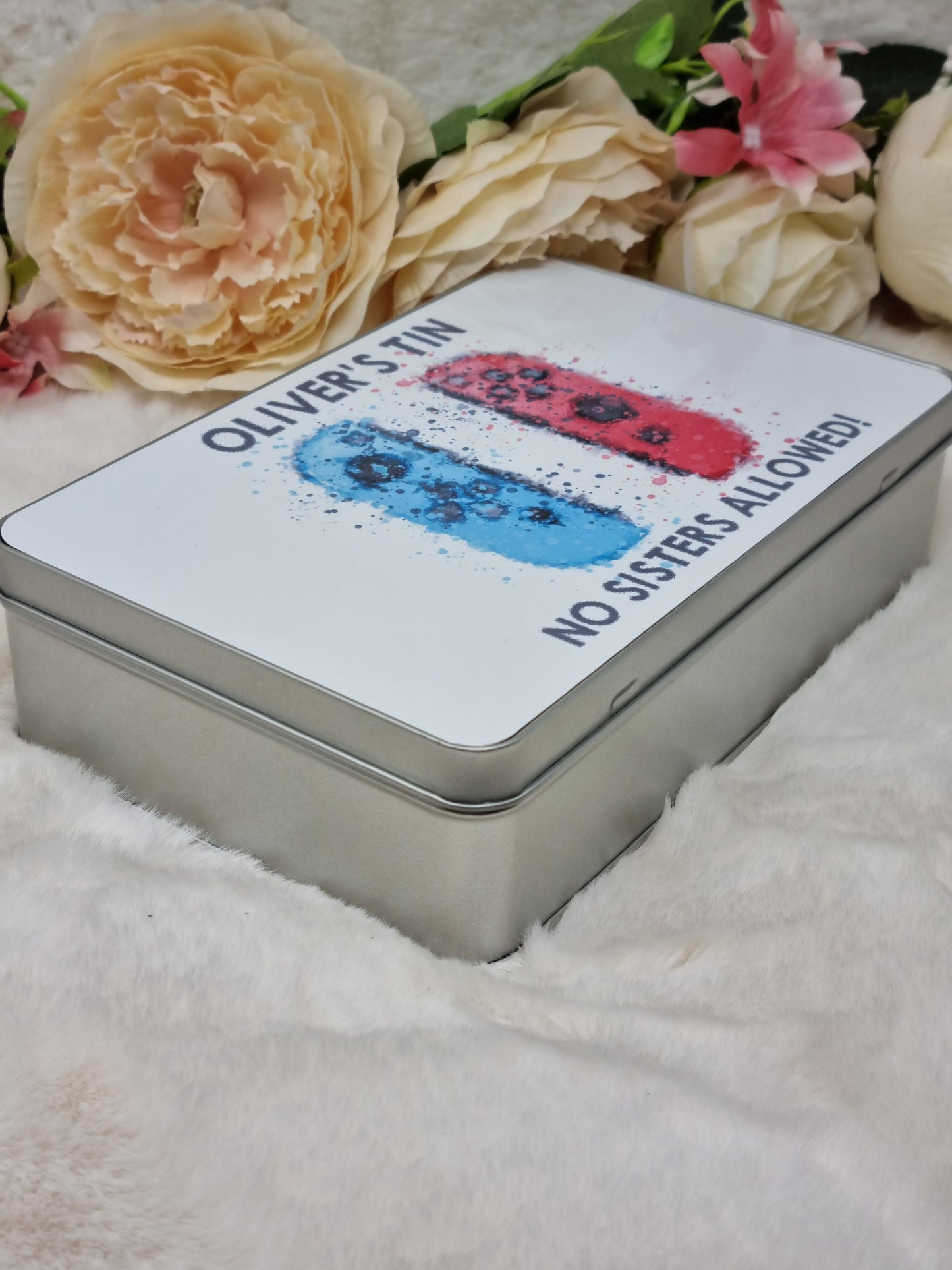 Personalised Gaming Tin, Goodie Tin, Treat Tin, Sweet Tin, Gaming Gift Idea