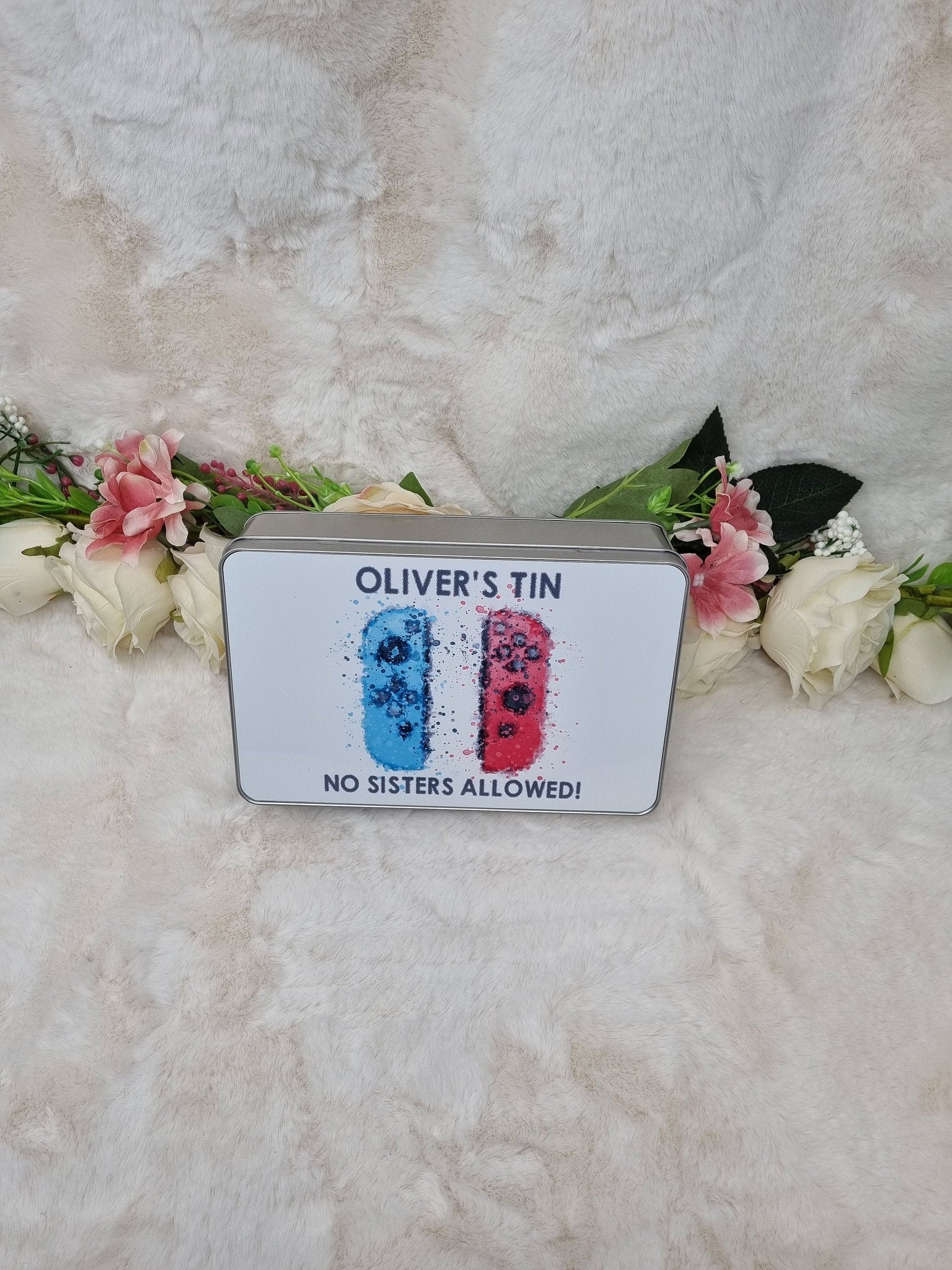 Personalised Gaming Splash Tin