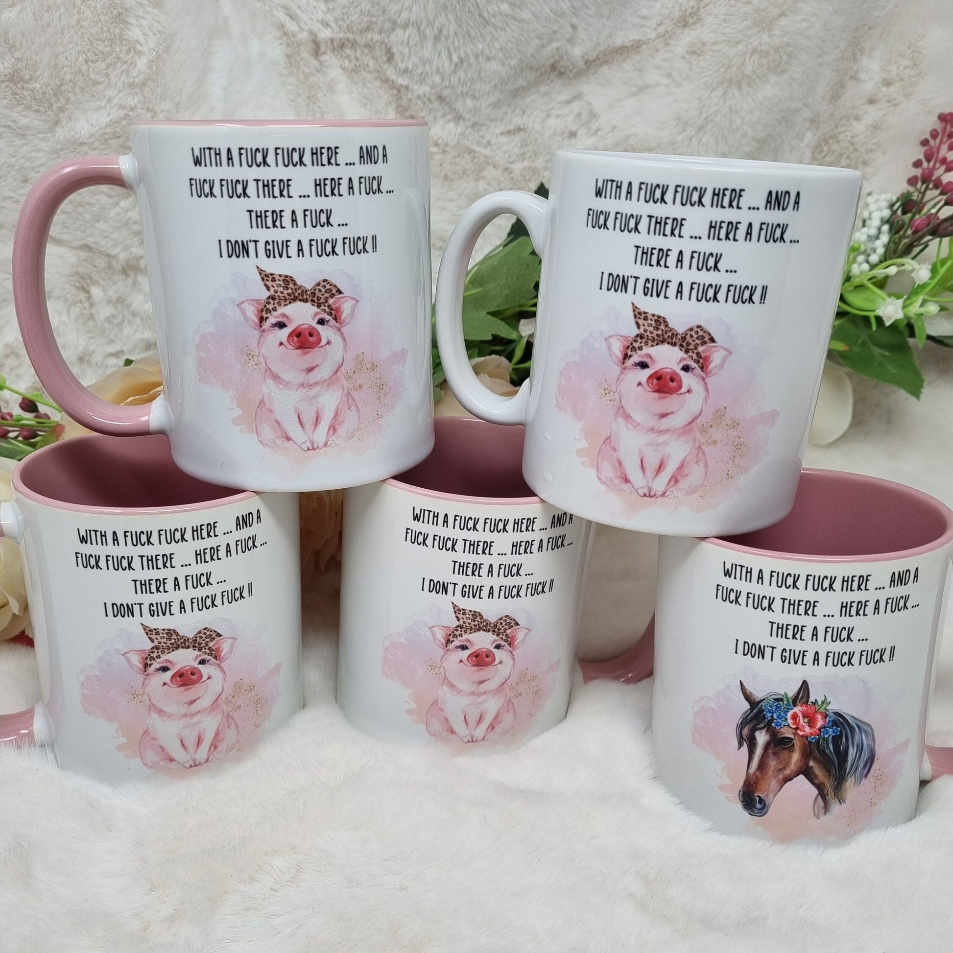 Rude Nursery Rhyme Farm Animals Mug