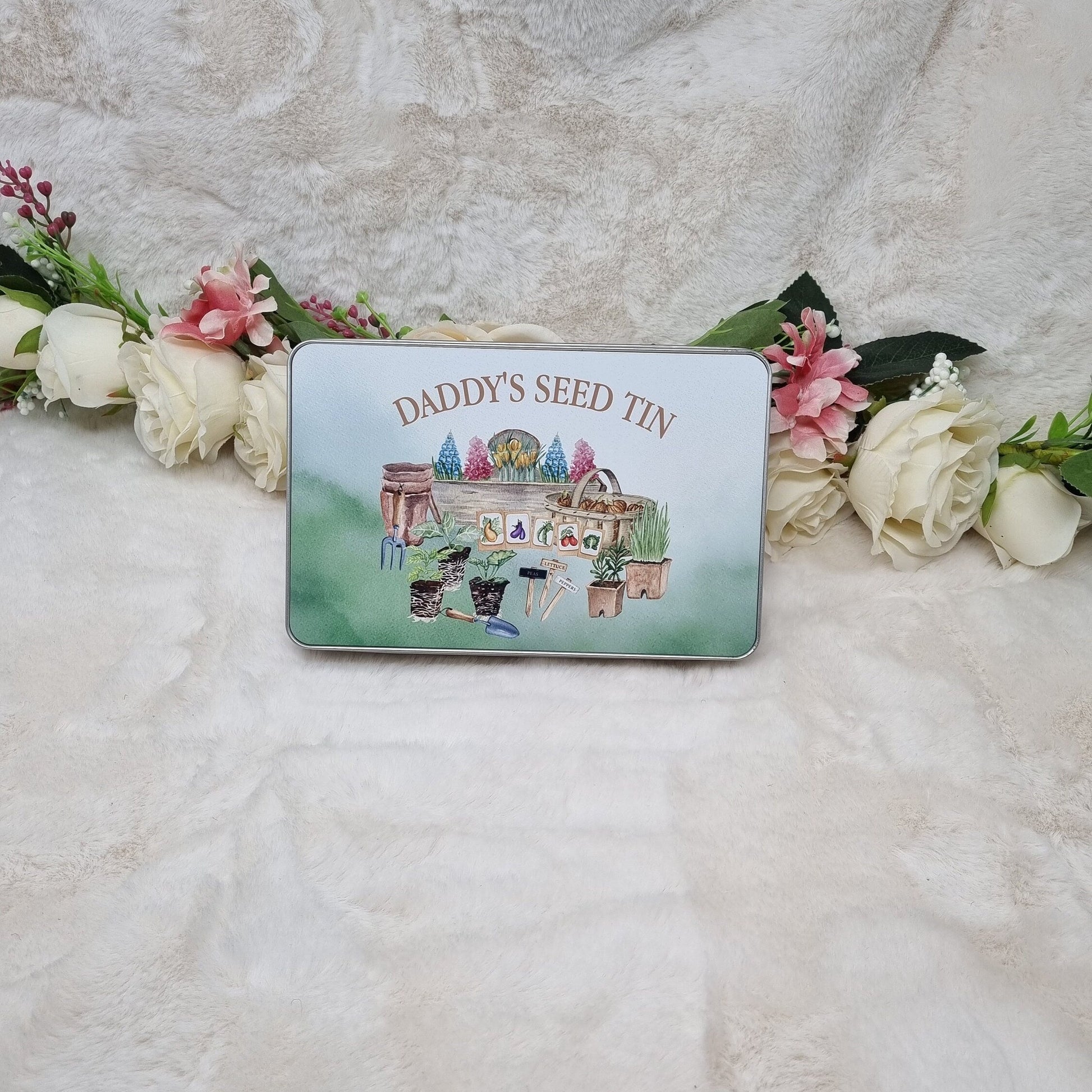 Personalised Storage Seed Tin