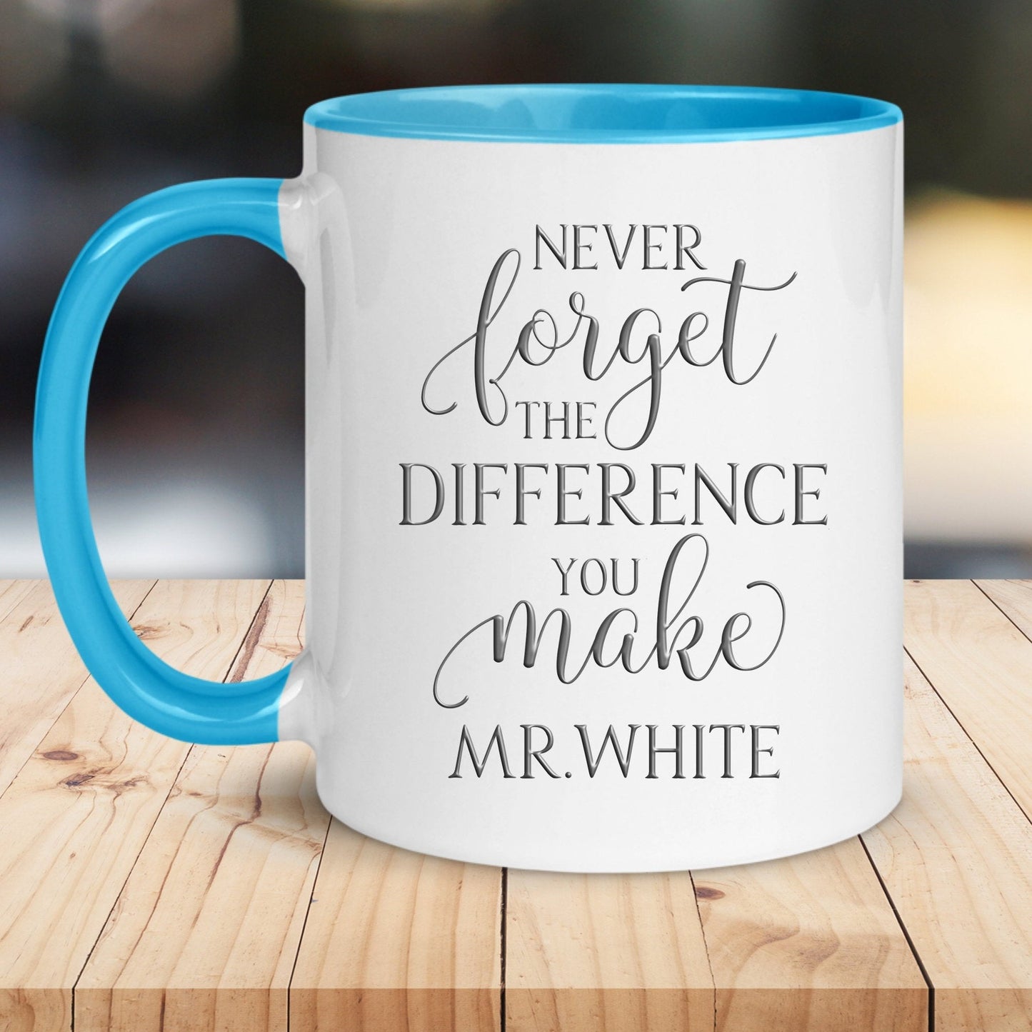 Personalised Thank You Teacher Mug, Thank You Gift, Gift To Say Thank You