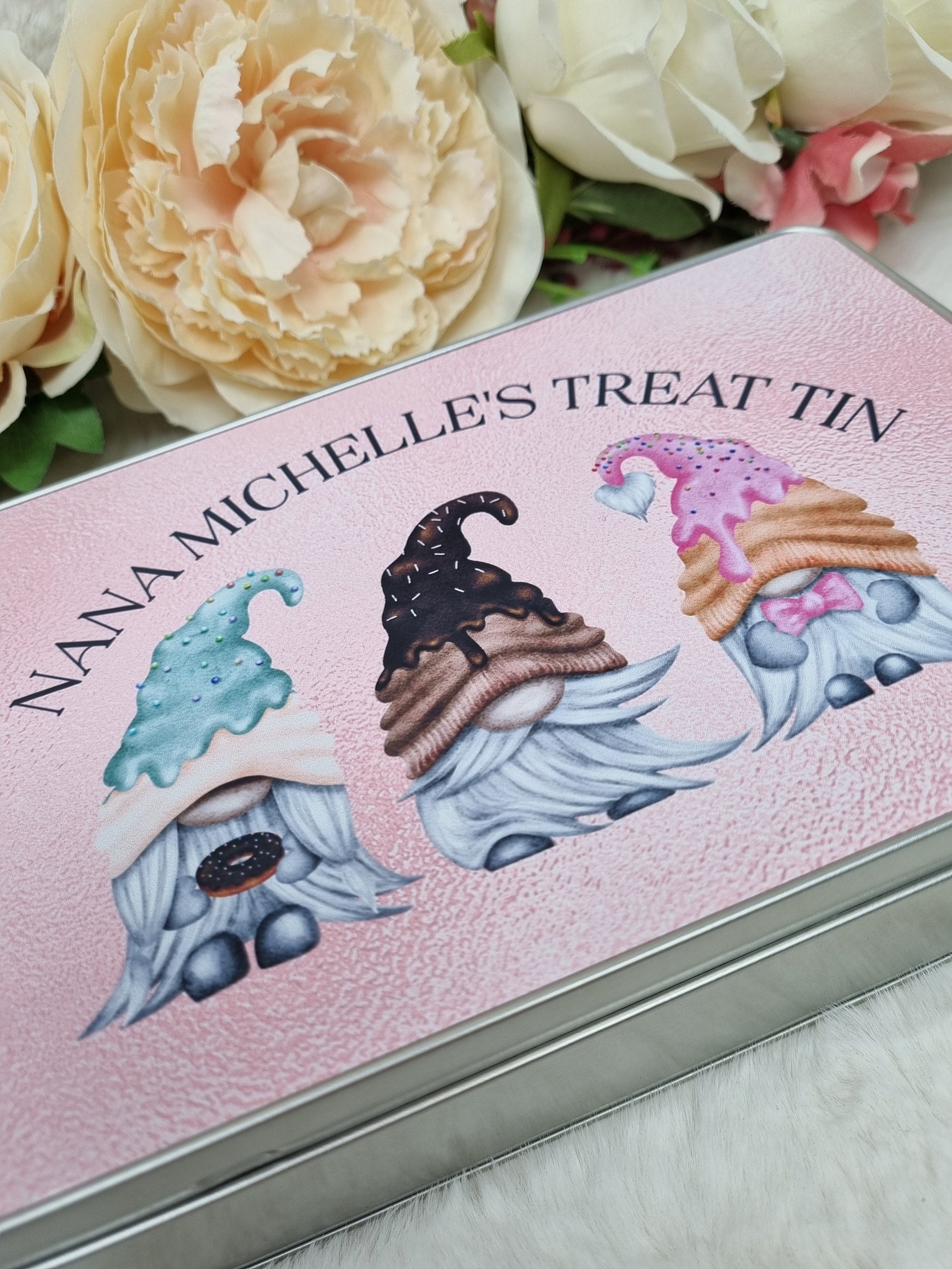 Personalised Gnome Treat Tin