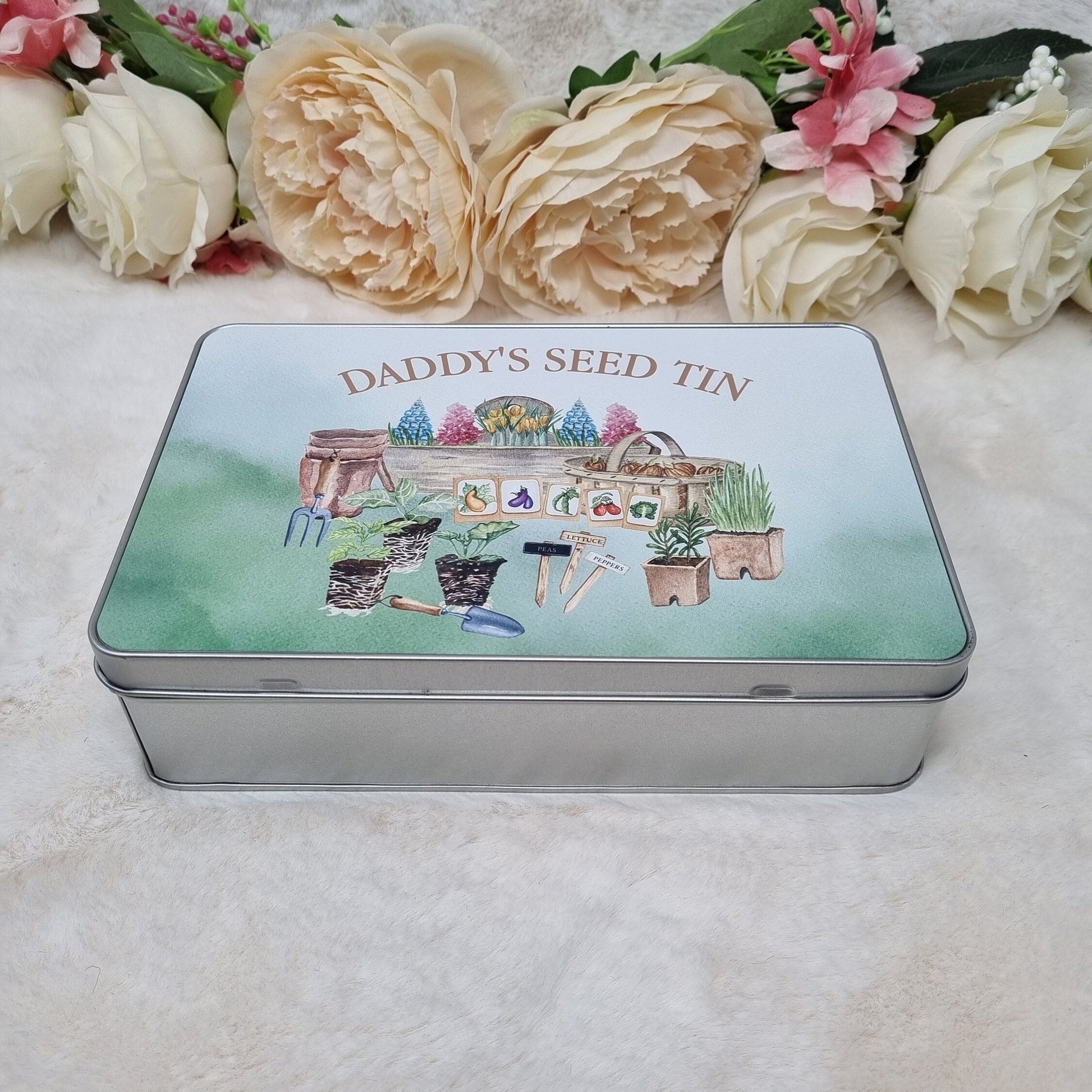 Personalised Storage Seed Tin