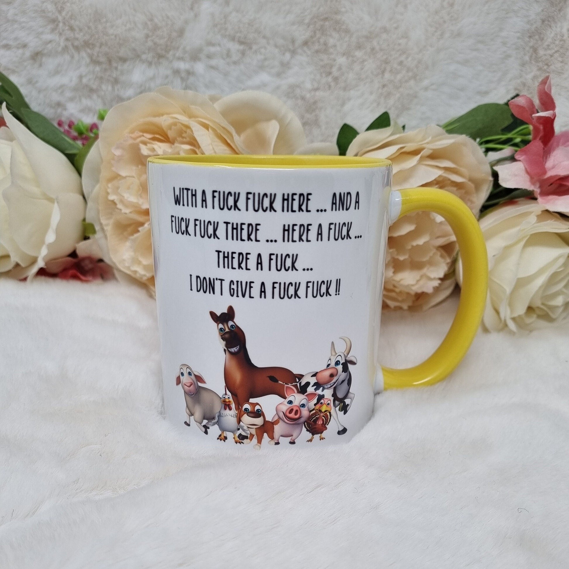 Rude Nursery Rhyme Farm Animals Mug