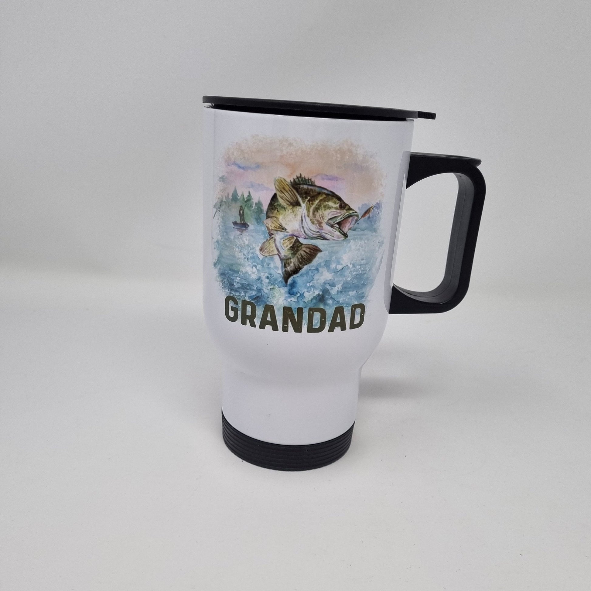 Personalised Fishing Insulated Travel Mug