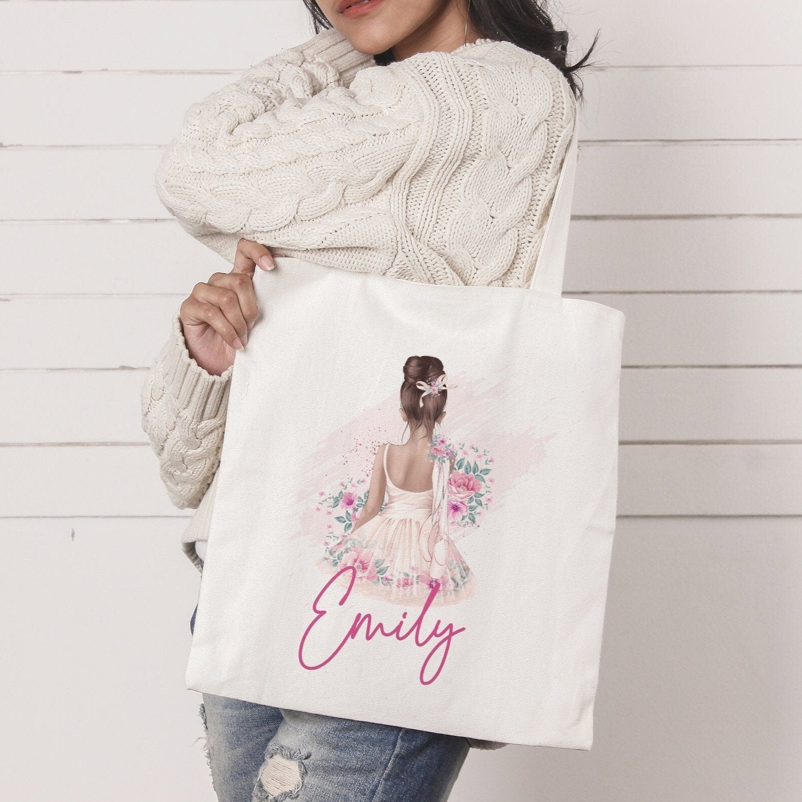Personalised Ballet Tote Bag
