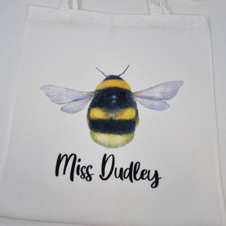 Personalised Bumblebee Tote Bag