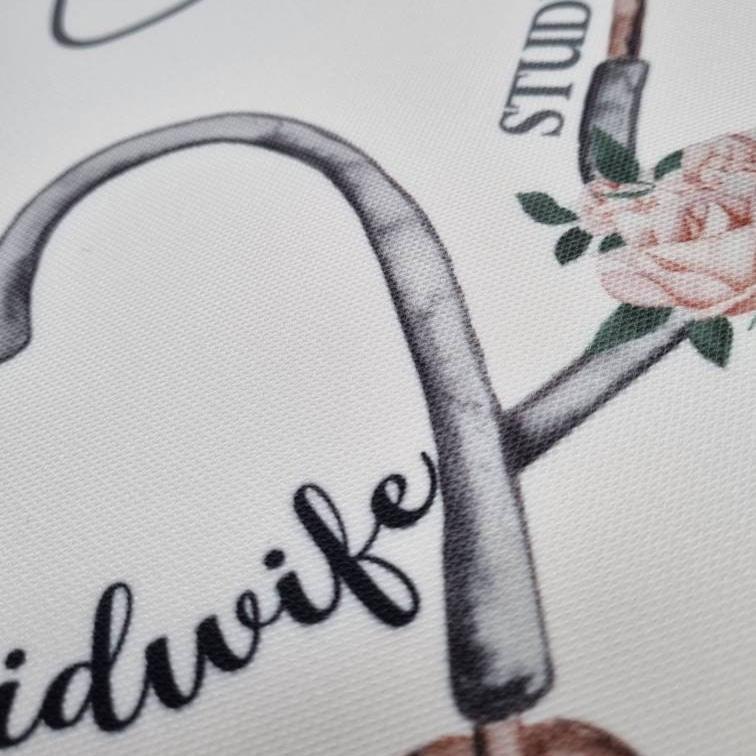 Student Midwife Bag, Midwife Gift, Student Midwife Tote Bag, Nurse Bag, Personalised Midwife Bag, Uniform Bag
