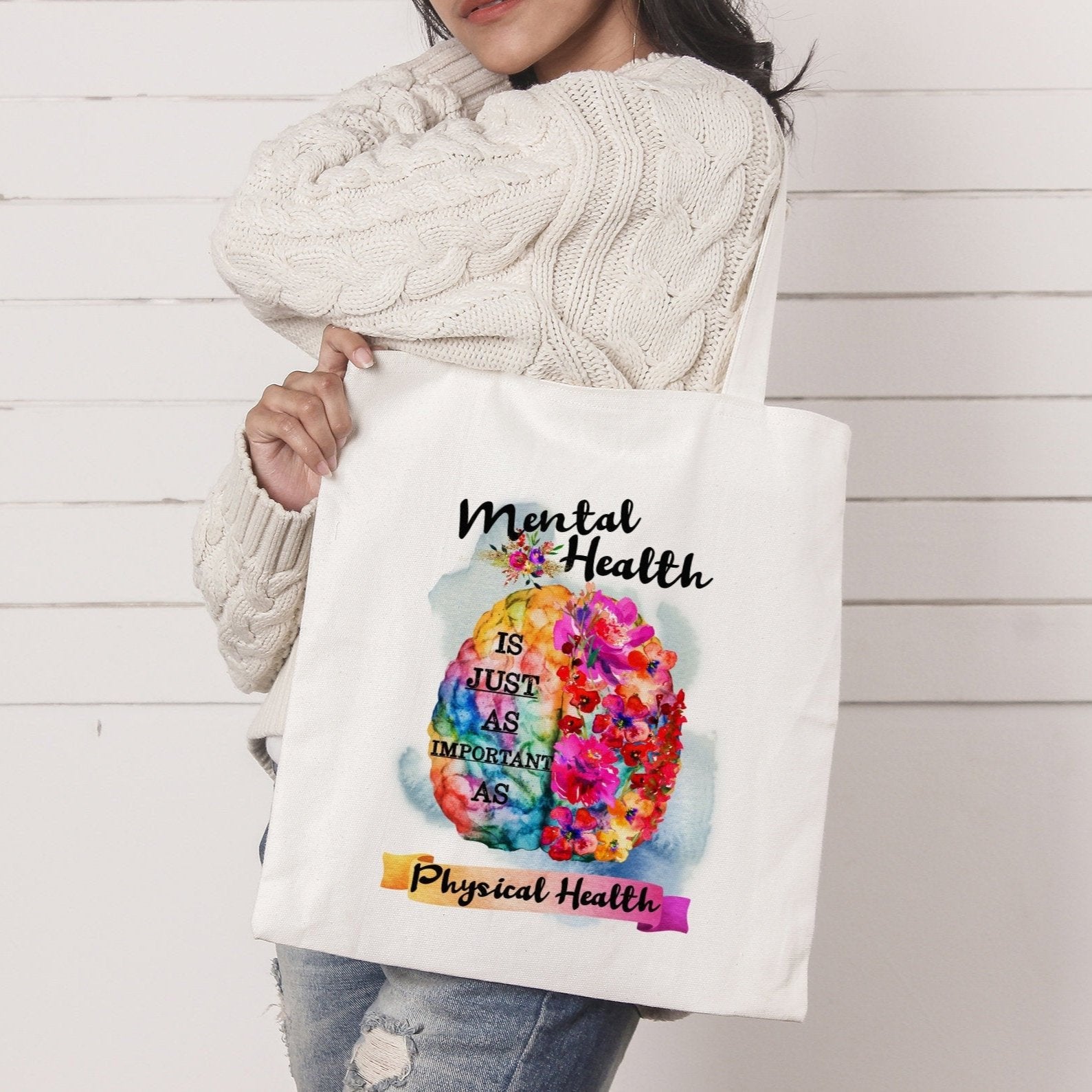 Mental Health Nurse Tote Bag
