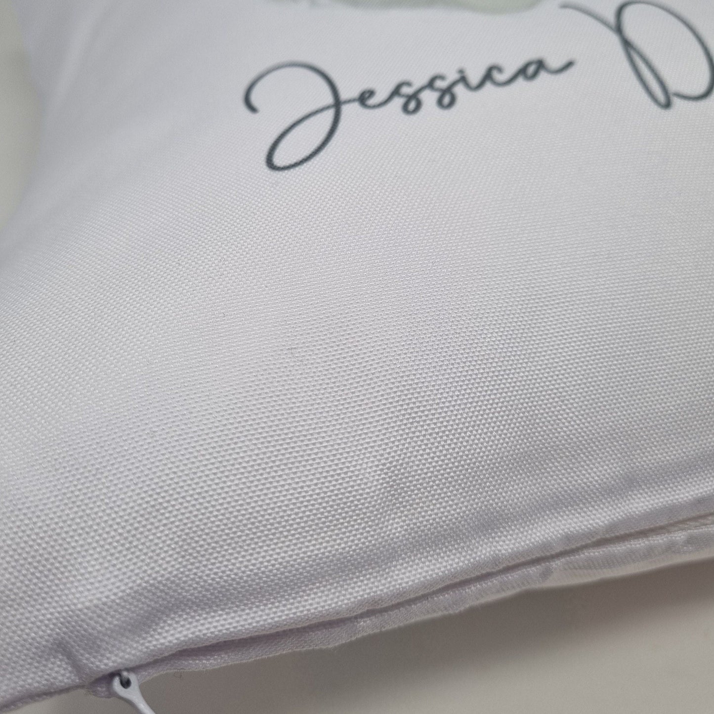 Personalised New Baby Cushion, New Baby Gift, Rabbit Baby Gift, Welcome To The World, Rabbit Gift, New Baby