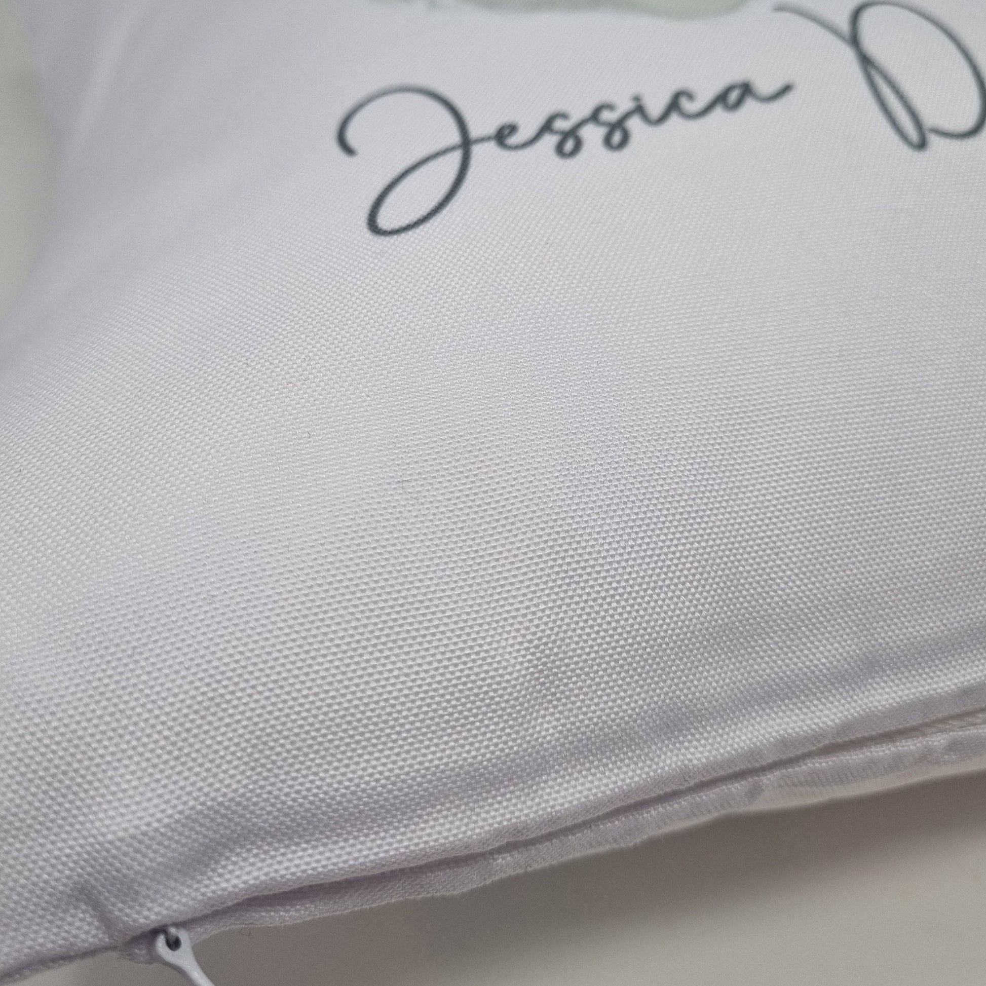Personalised New Baby Bunny Rabbit Cushion