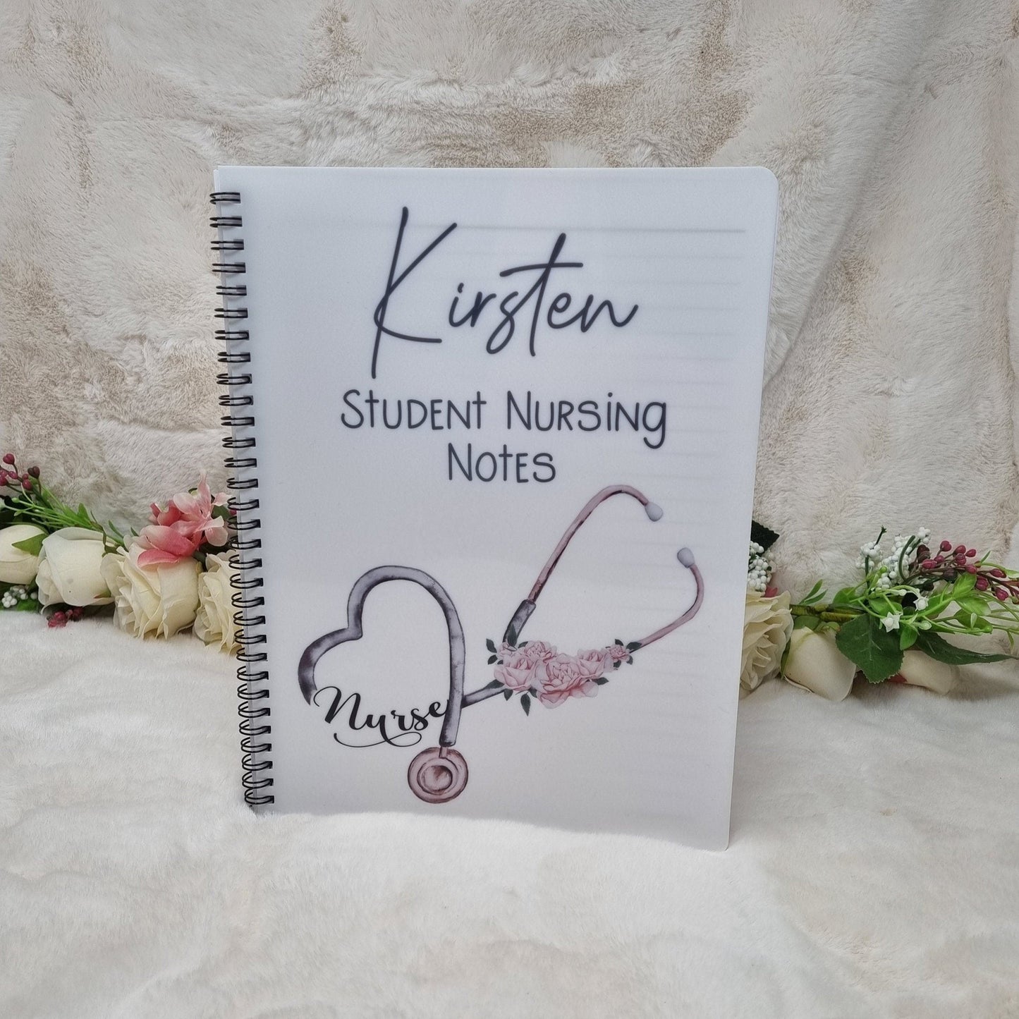 Personalised Student Nurse Notebook A4/A5, Nurse Gift