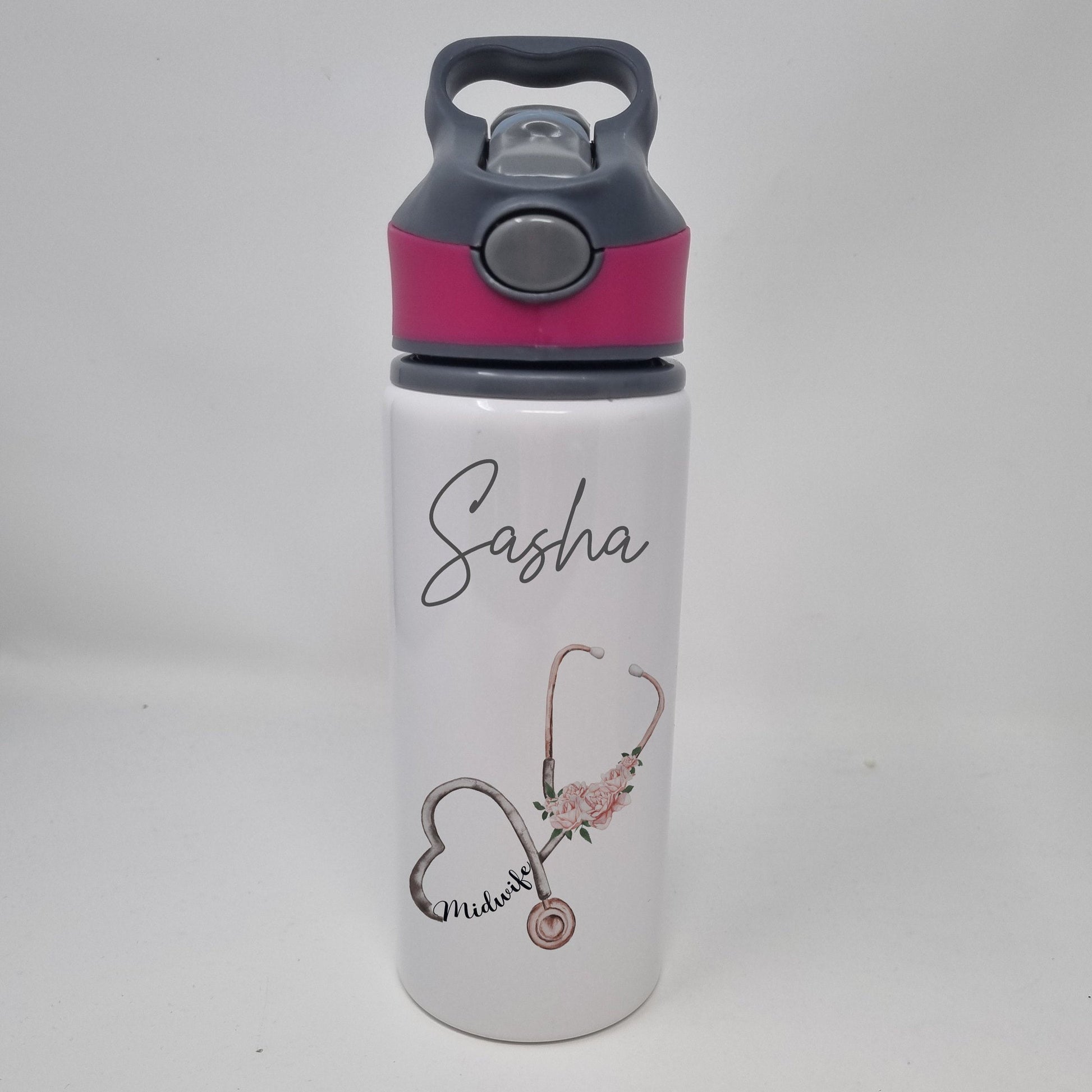 Midwife Stethoscope Flip Water Bottle