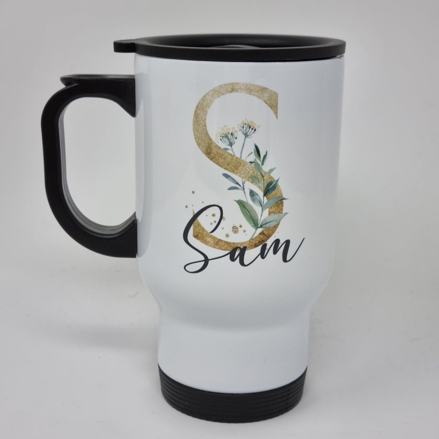 Personalised Travel Mug, Name & Initial Travel Mug, Gift For Her