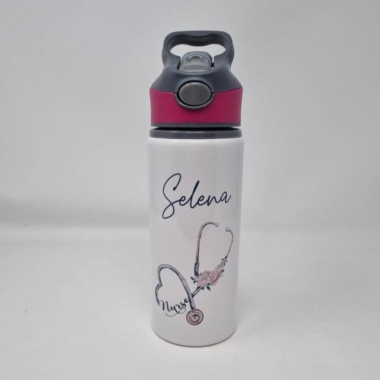 Nurse Water Bottle, Student Nurse Water Bottle, Nurse/Student Gift, Stethoscope Nurse