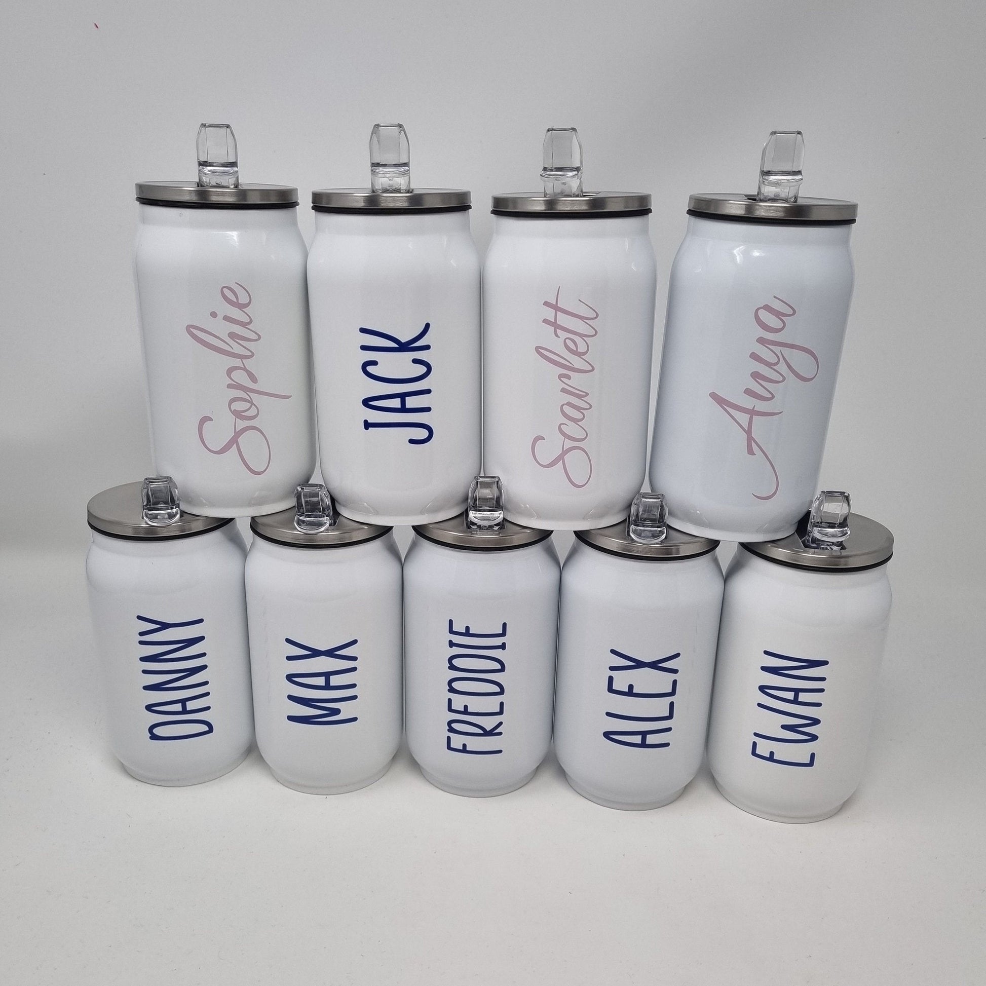 Personalised Name Can Style Water Bottle
