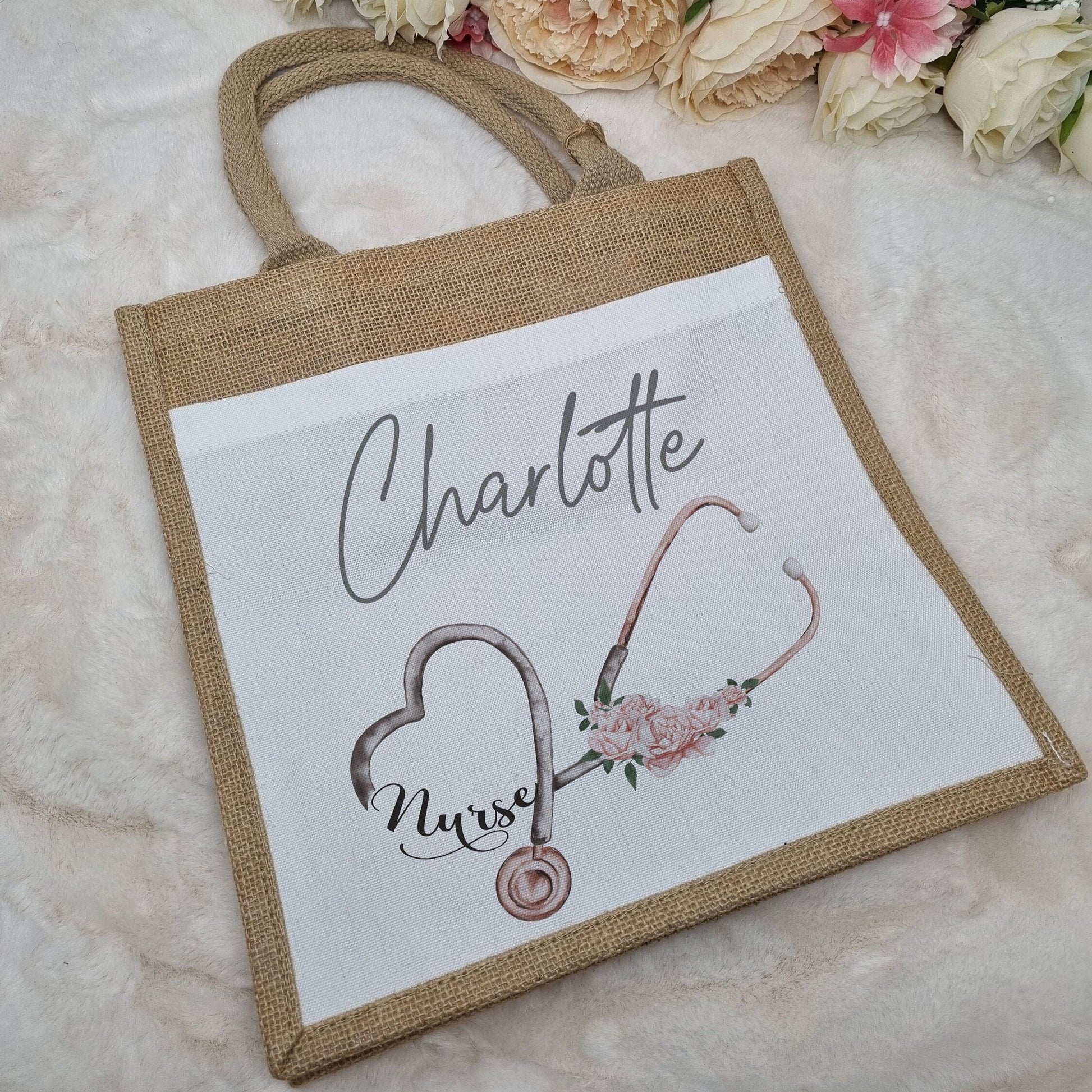 Nurse, Student Nurse Jute Bag