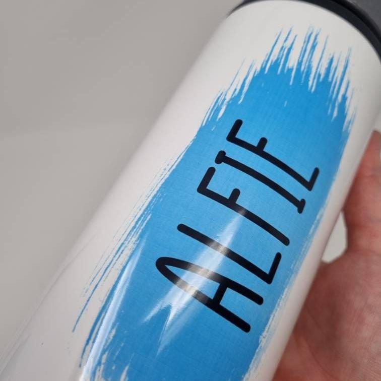 Boys Name School Water Bottle
