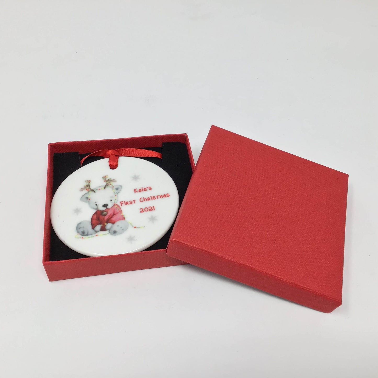 Train First Christmas Bauble, Traditional First Christmas Hanging Decoration, Baby's First Christmas, Baby Christmas Gift, Christmas Train