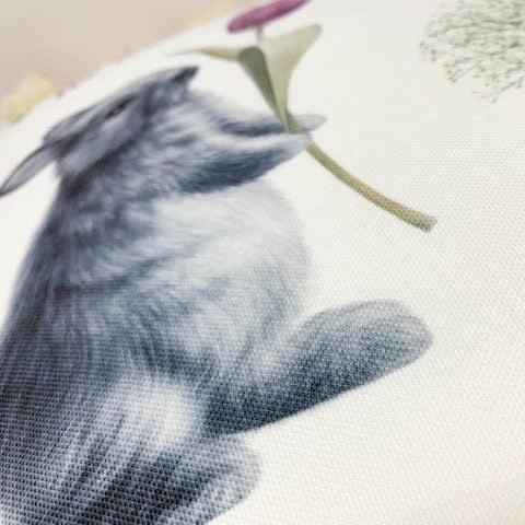Personalised Rabbit Cushion, Mothers Day Cushion, Git For Mam, Nana Cushion, Mothers Day Gift
