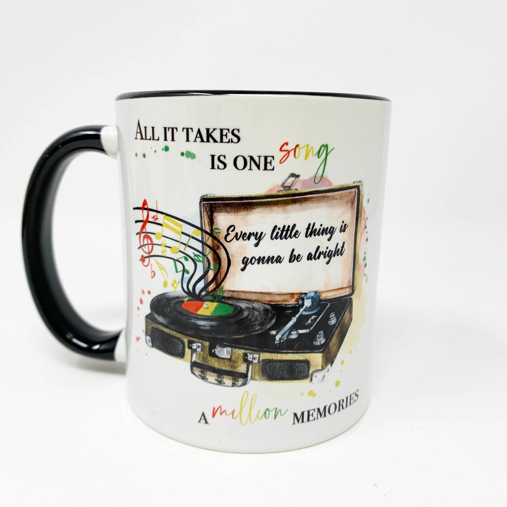 Personalised Reggae Record Player Mug