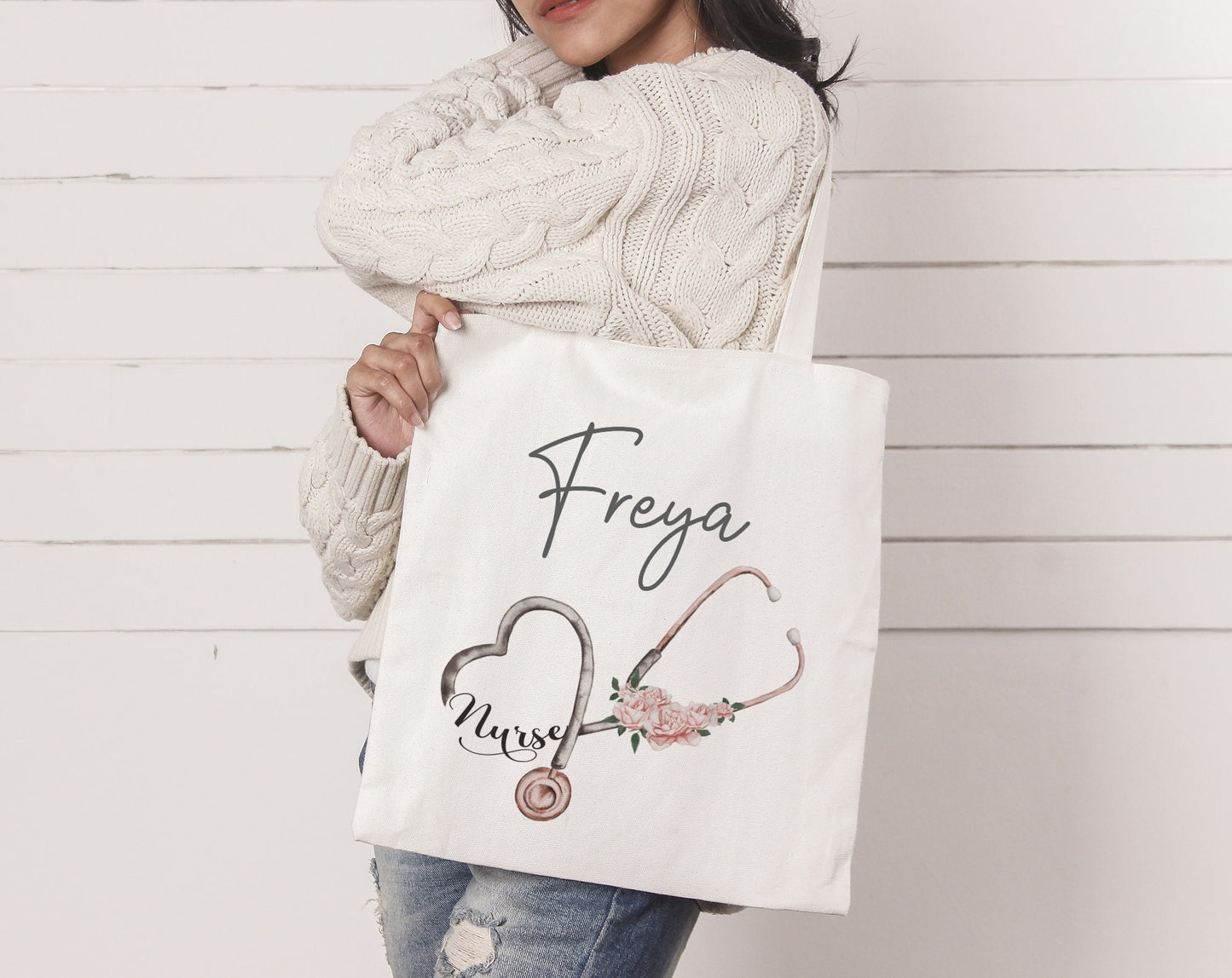 NURSE Bag, Nurse Gift, Nurse Tote Bag, Nurse Bag, Personalised Nurse Bag, Uniform Bag