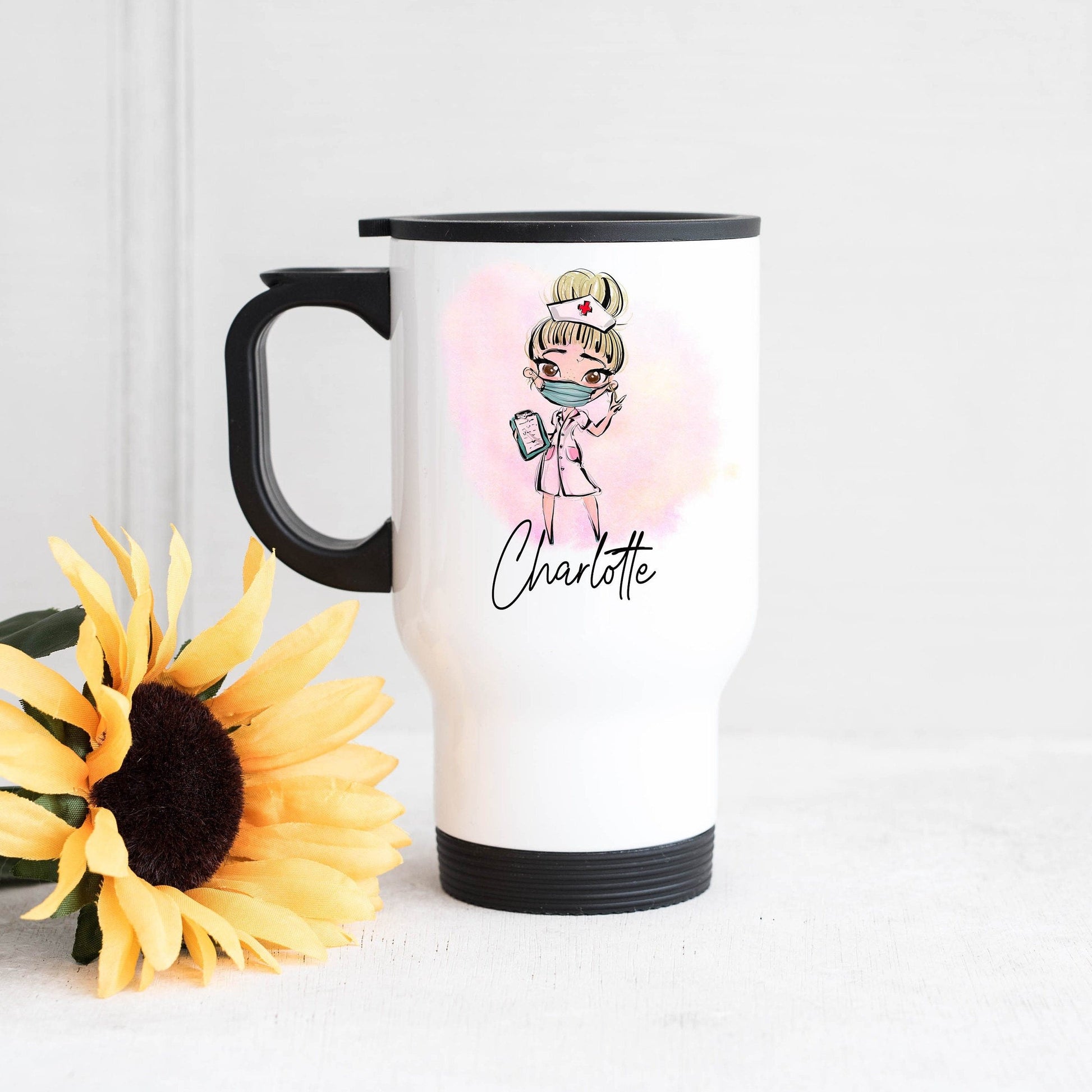 Personalised Medical, Healthcare Worker, Nurse Travel Mug
