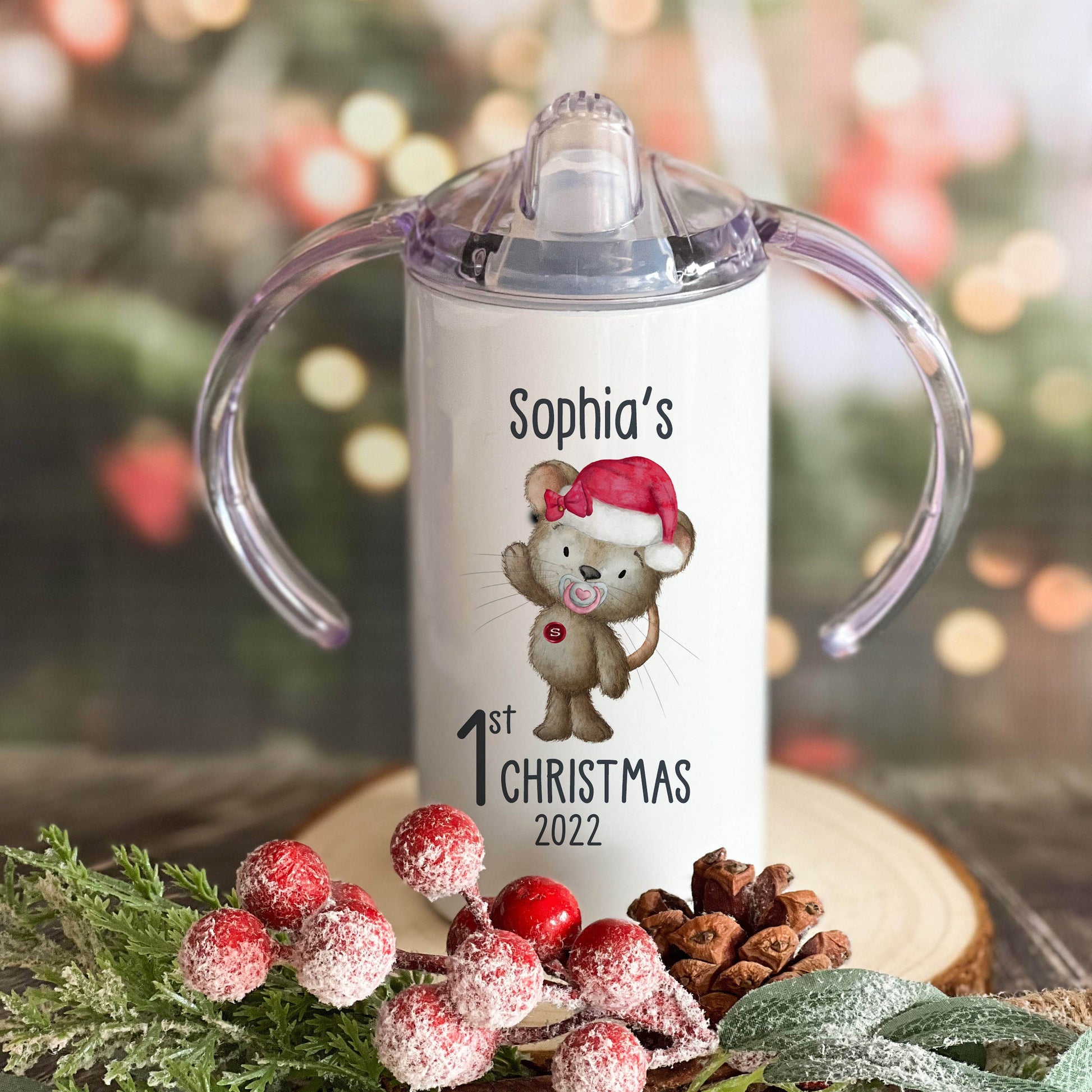 Baby's First Christmas Sippy Cup