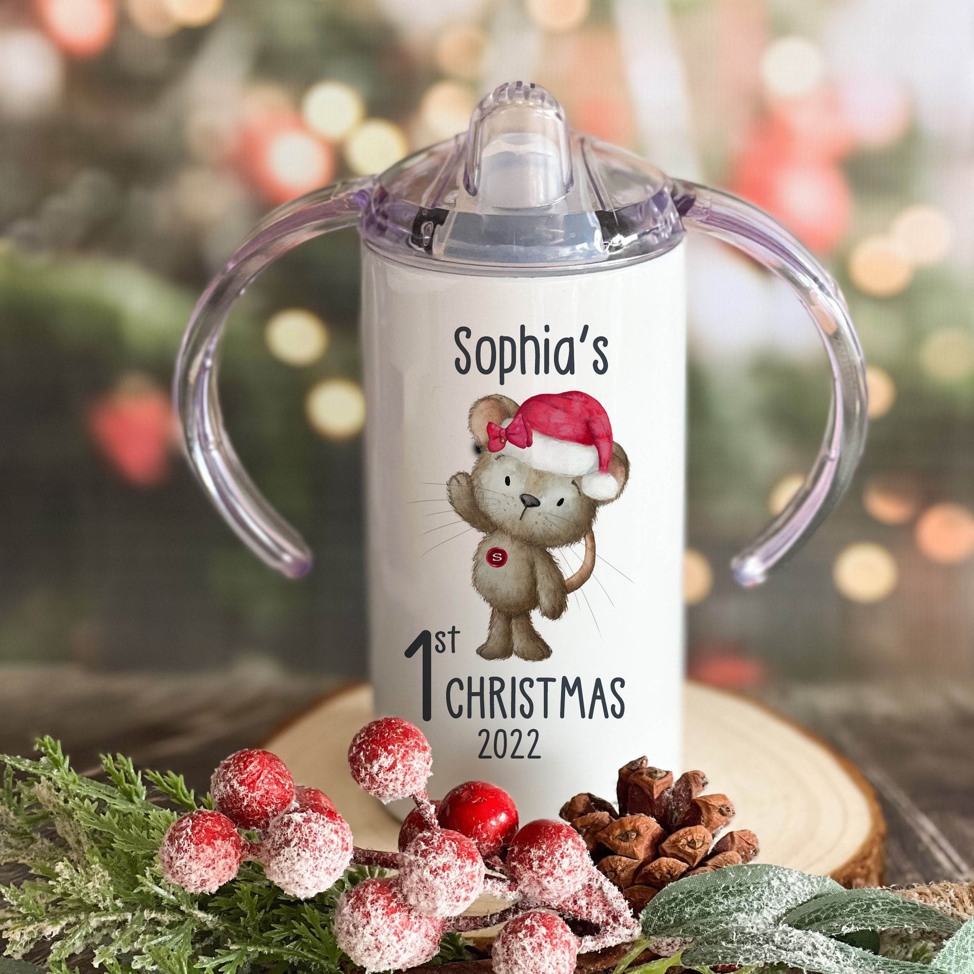 Baby's First Christmas Sippy Cup