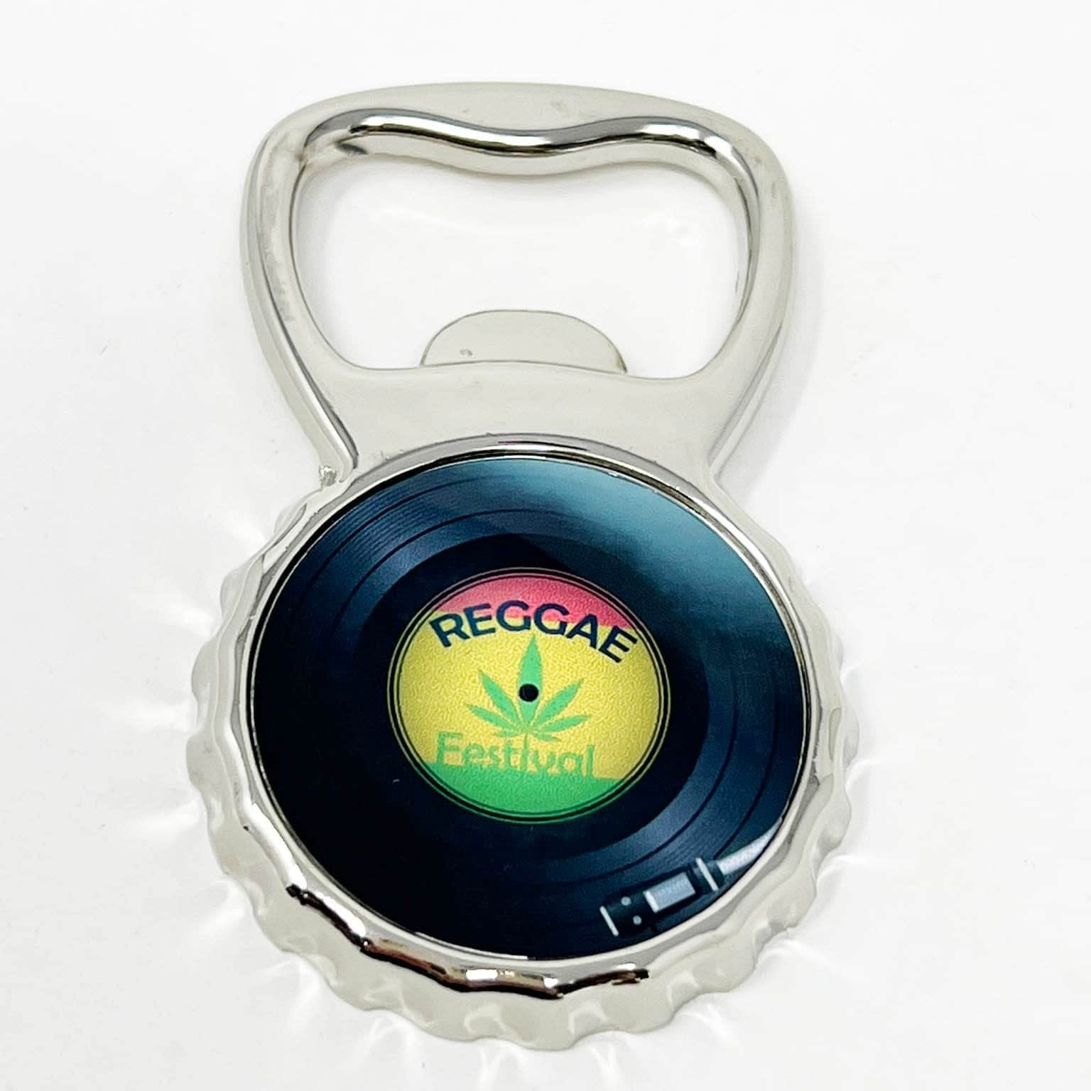 Reggae Bottle Opener Fridge Magnet