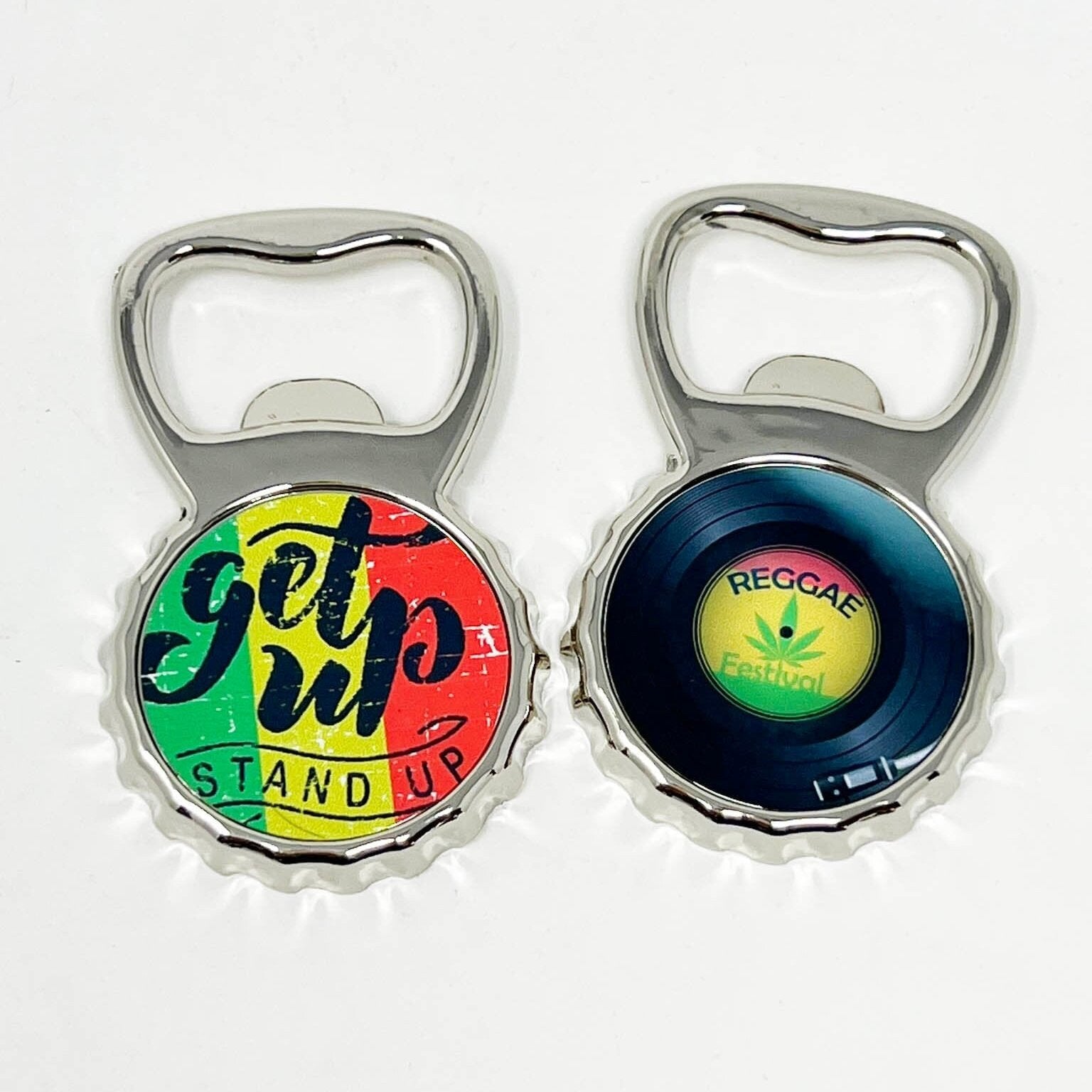 Reggae Bottle Opener Fridge Magnet