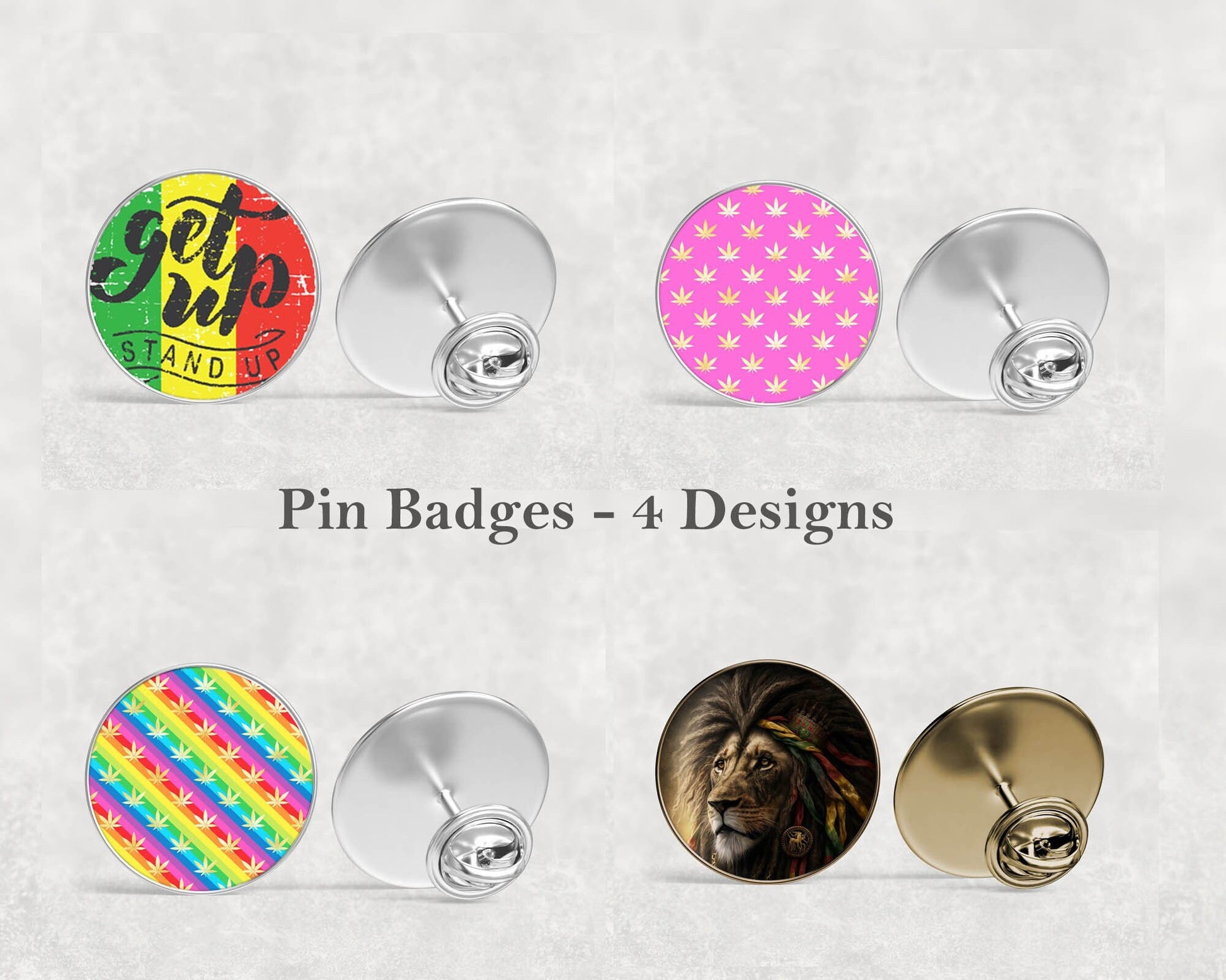 Pin Badge Reggae Theme