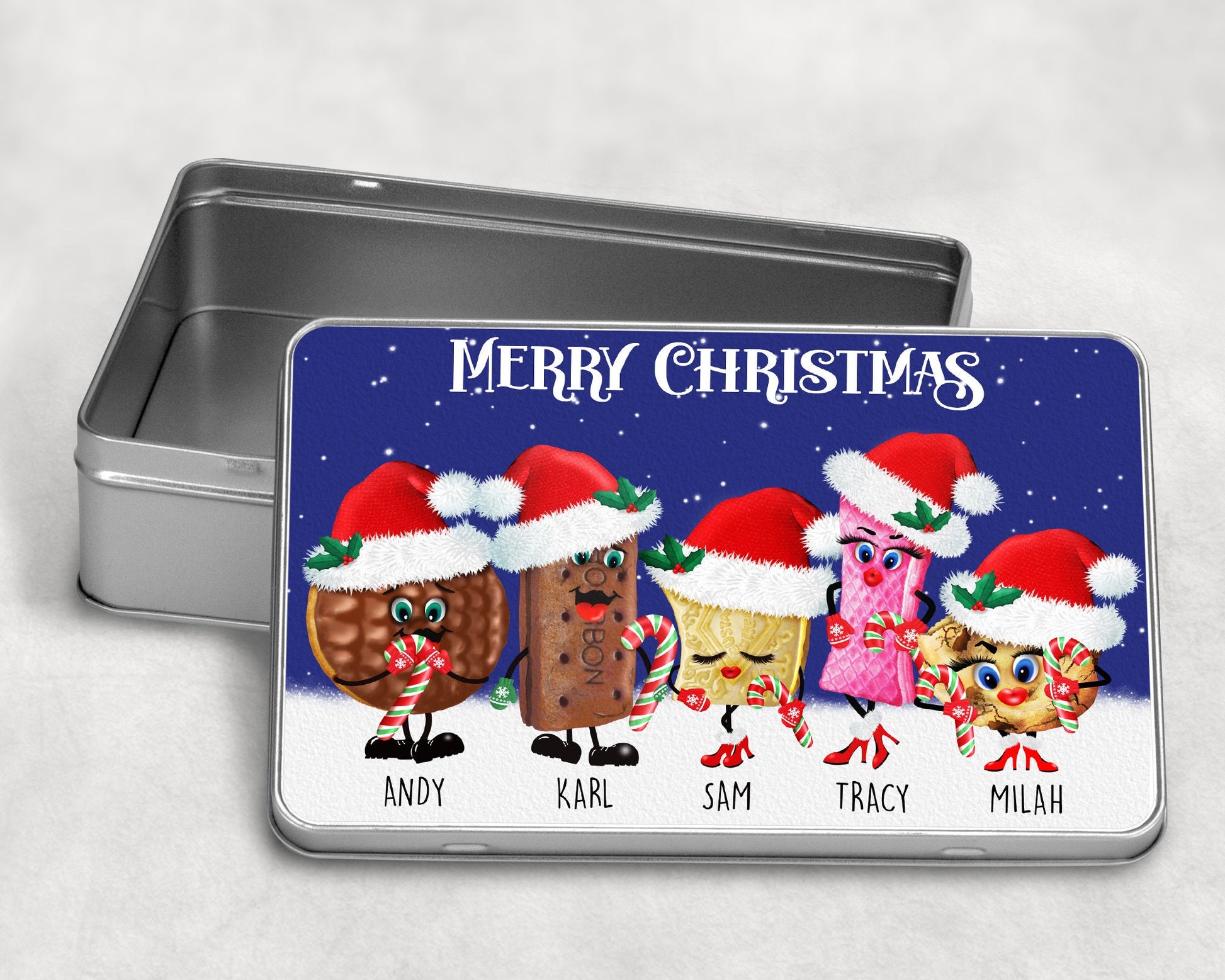 Design Your Own Christmas Biscuit Tin