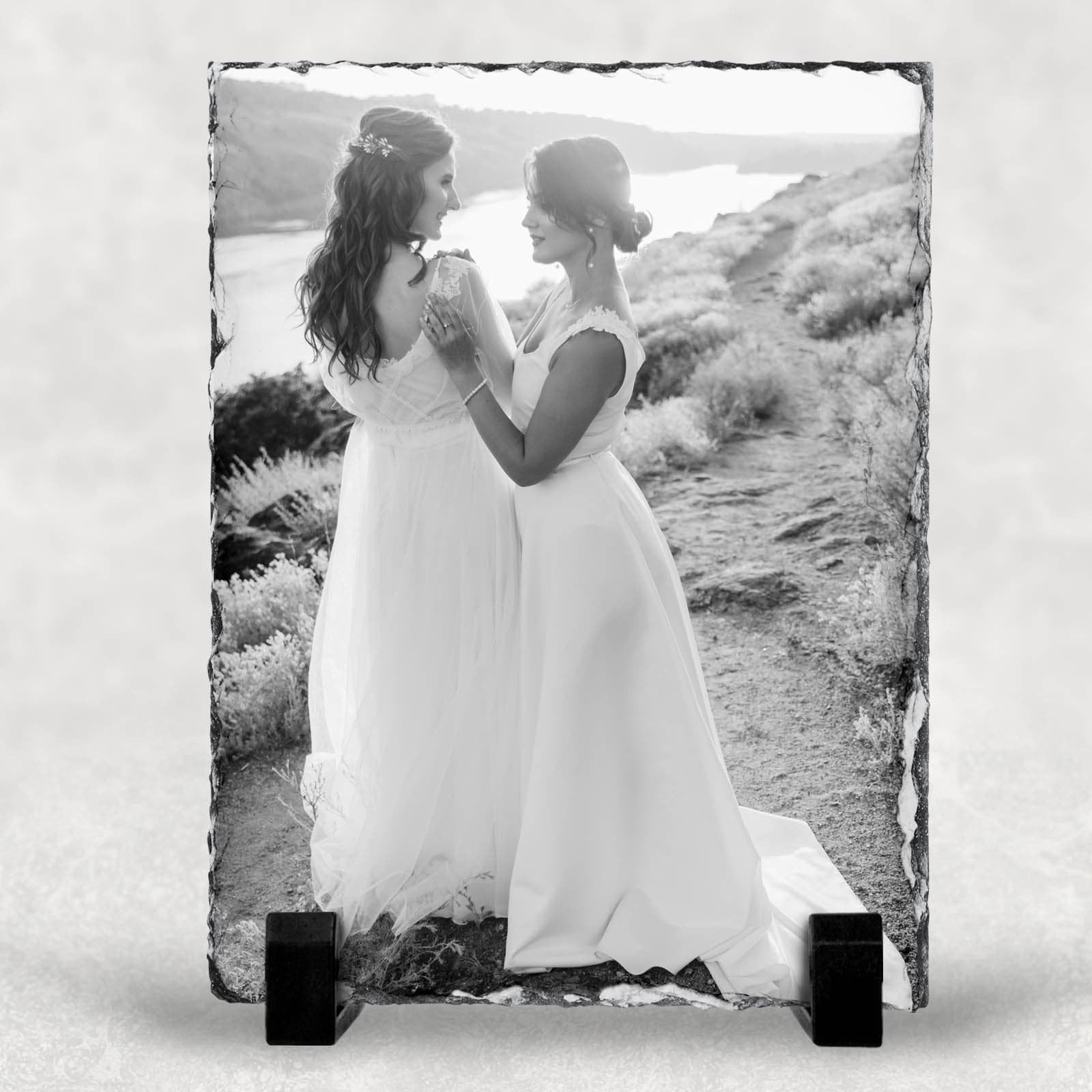 Personalised Rectangle Photo Slates Various Sizes