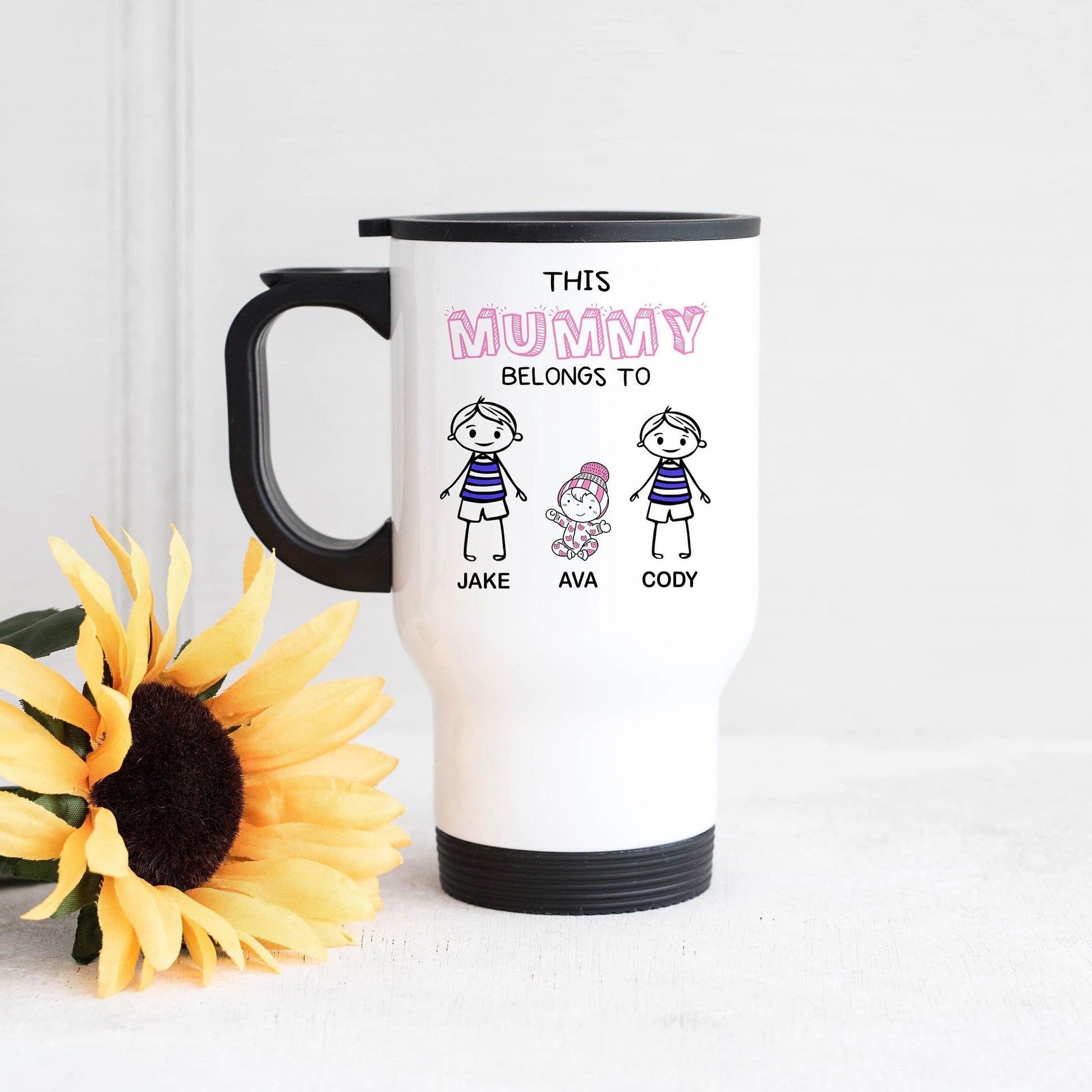 Personalised Mum / Nana Travel Mug