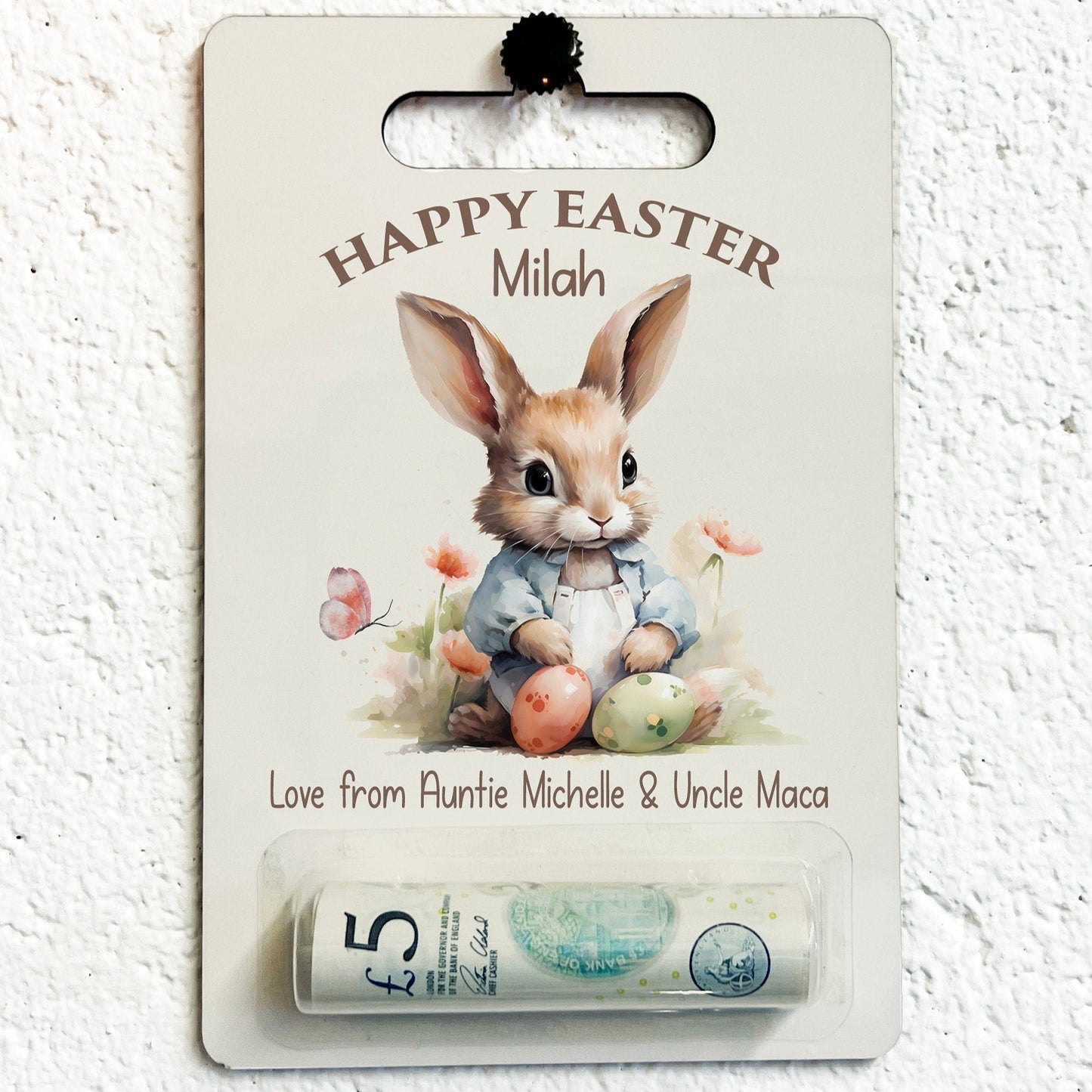 Personalised Wooden Easter Money Wallet, Personalised Easter Gift, Teenage Easter Money Gift, Gaming Easter Gift, Easter Gift Girls and Boys